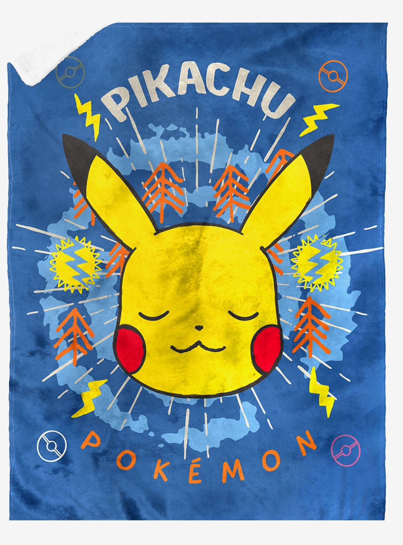 Pokémon Zen Pikachu Mink Sherpa Blanket, , hi-res