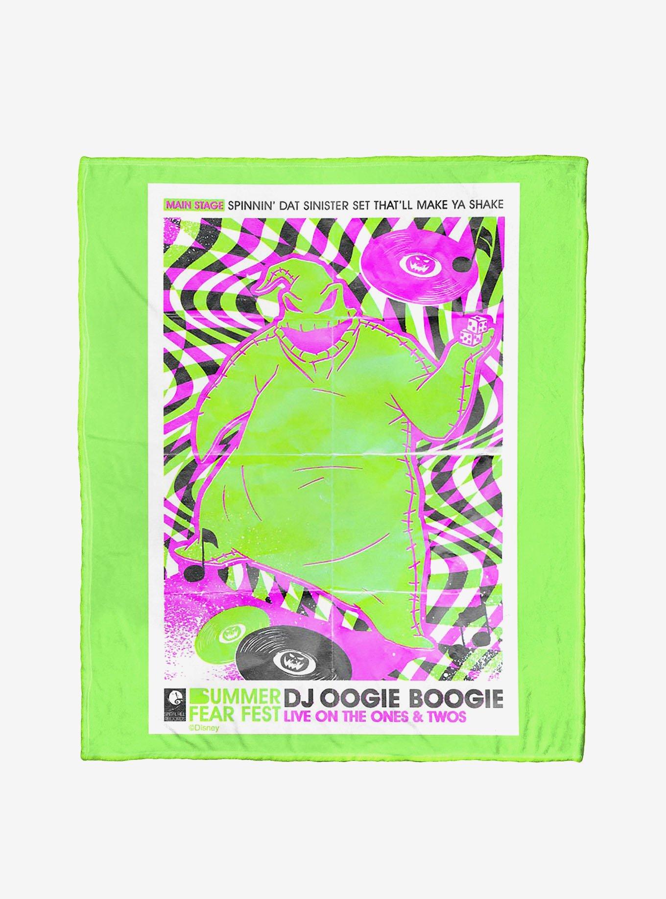 Disney Nightmare Before Christmas DJ Oogie Boogie Silk Touch Blanket, , hi-res