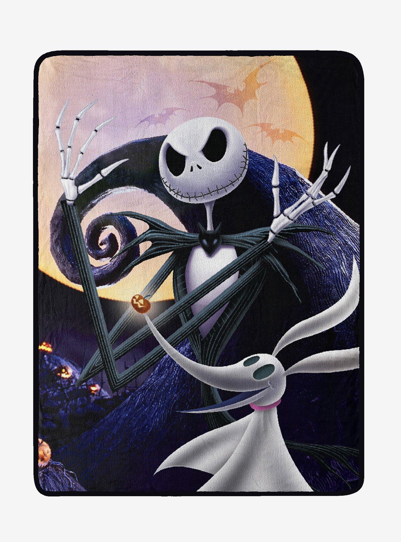 Disney Nightmare Before Christmas Full Moon Madness Micro Raschel Blanket, , hi-res