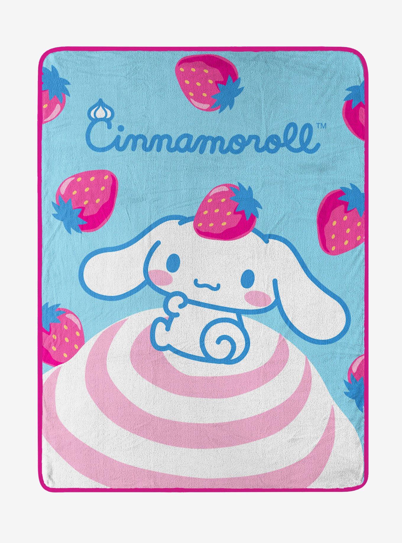 Cinnamoroll Strawberry Bun Micro Raschel Blanket, , hi-res