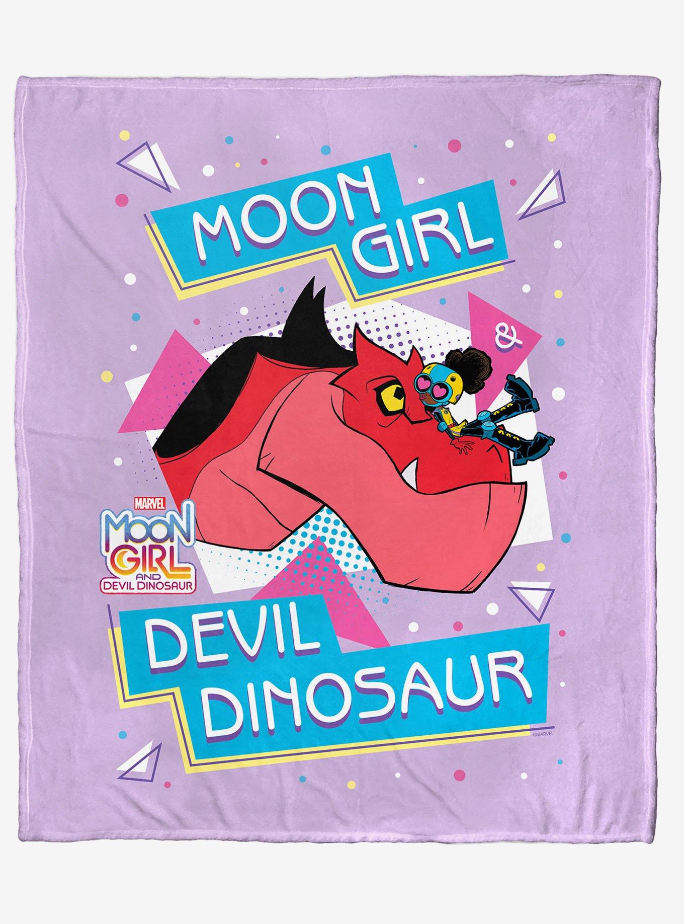 Marvel Moon Girl My Dinosaur and Me Silk Touch Blanket, , hi-res