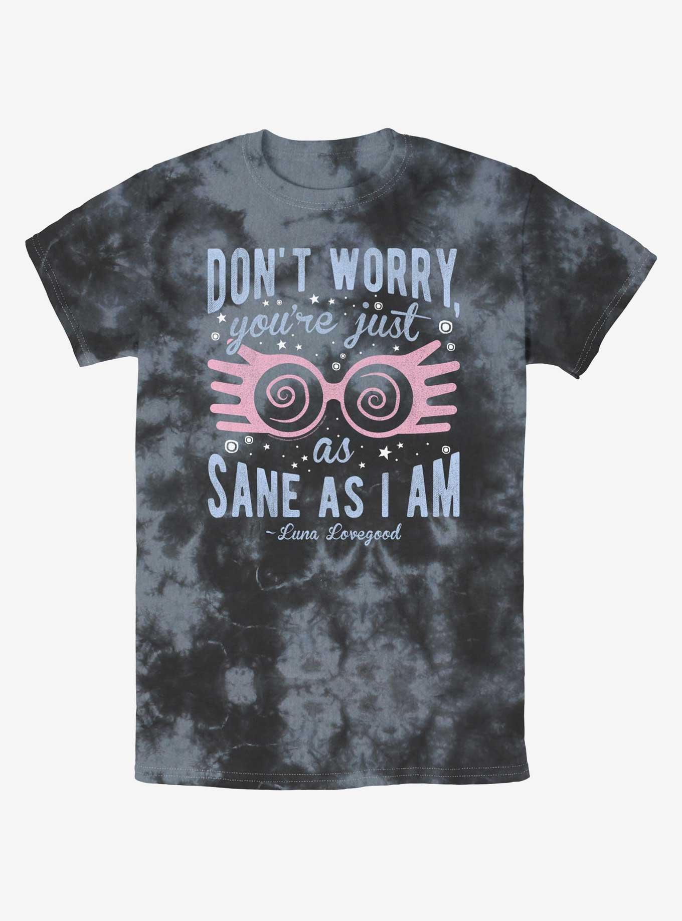 Harry Potter Just As Sane As Luna Tie-Dye T-Shirt