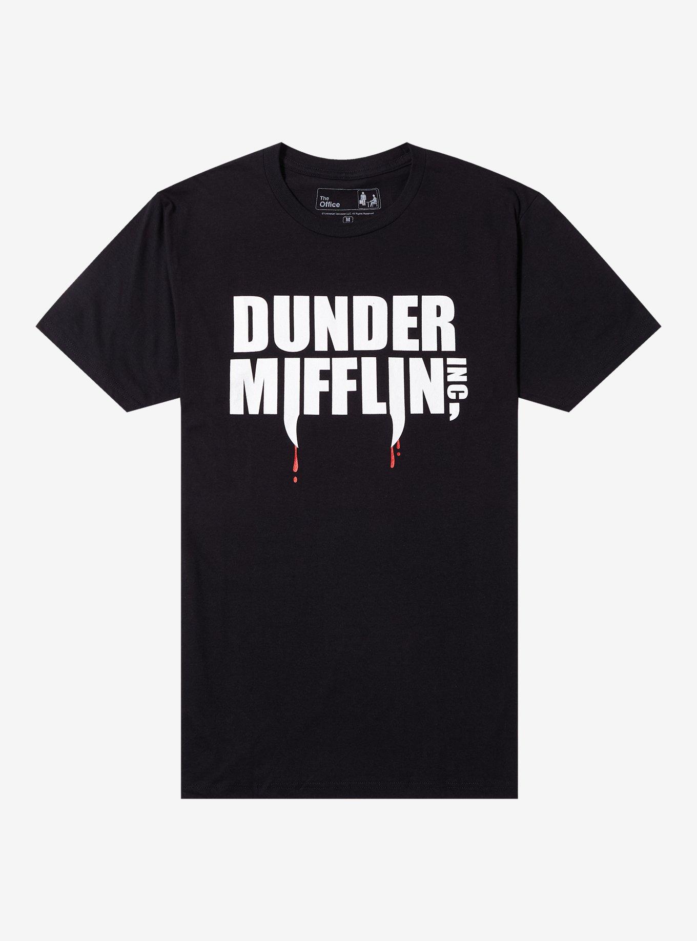 The Office Dunder Mifflin Vampire Logo T-Shirt