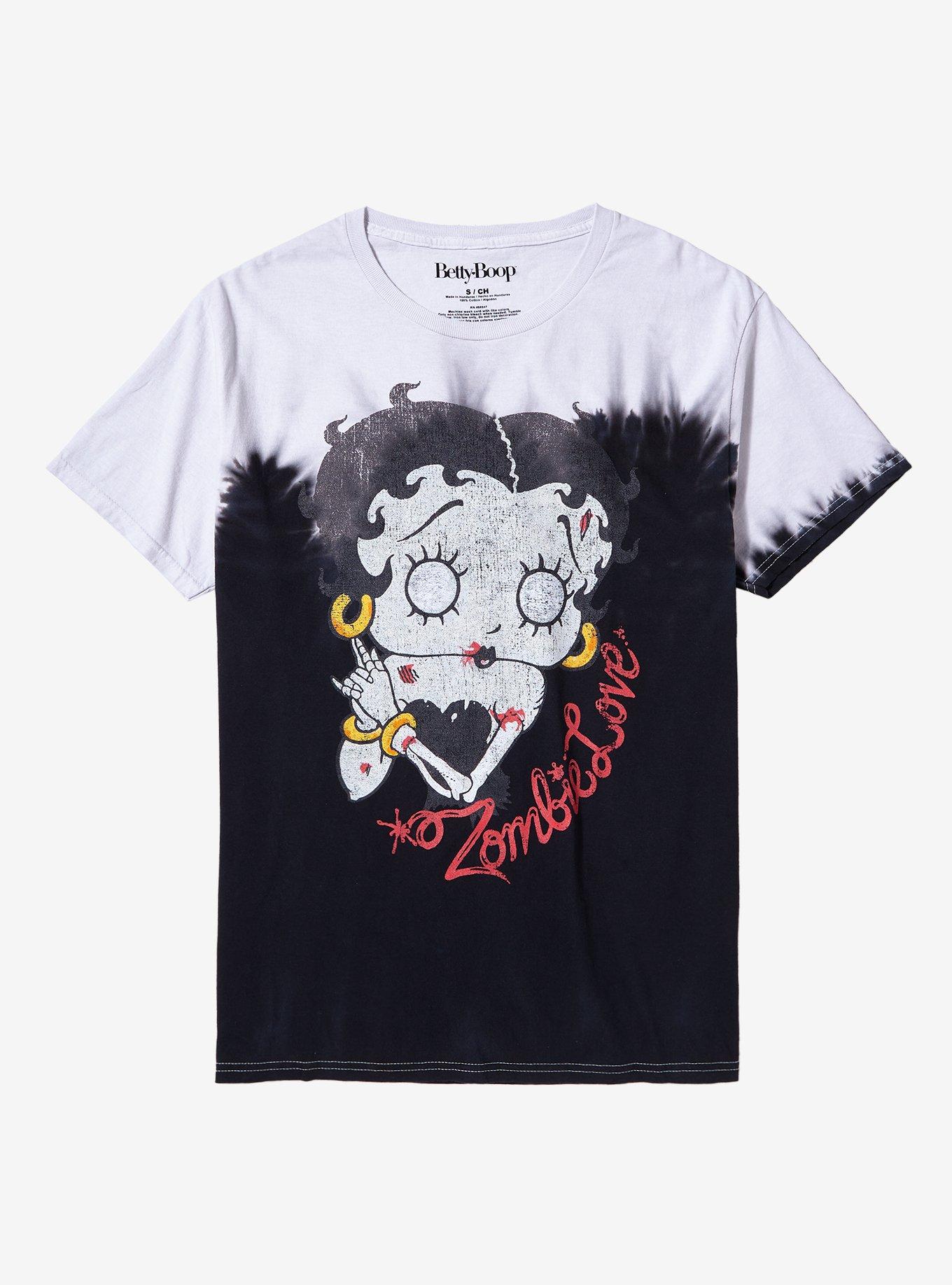 betty boop tie dye shirt