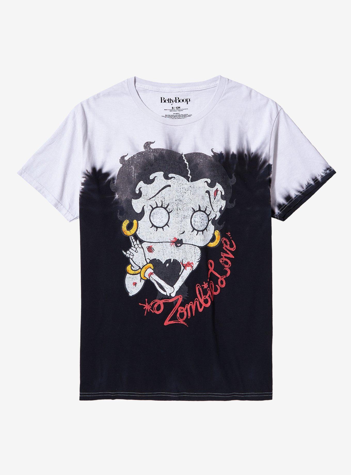 Betty Boop Zombie Love Tie-Dye T-Shirt, , hi-res