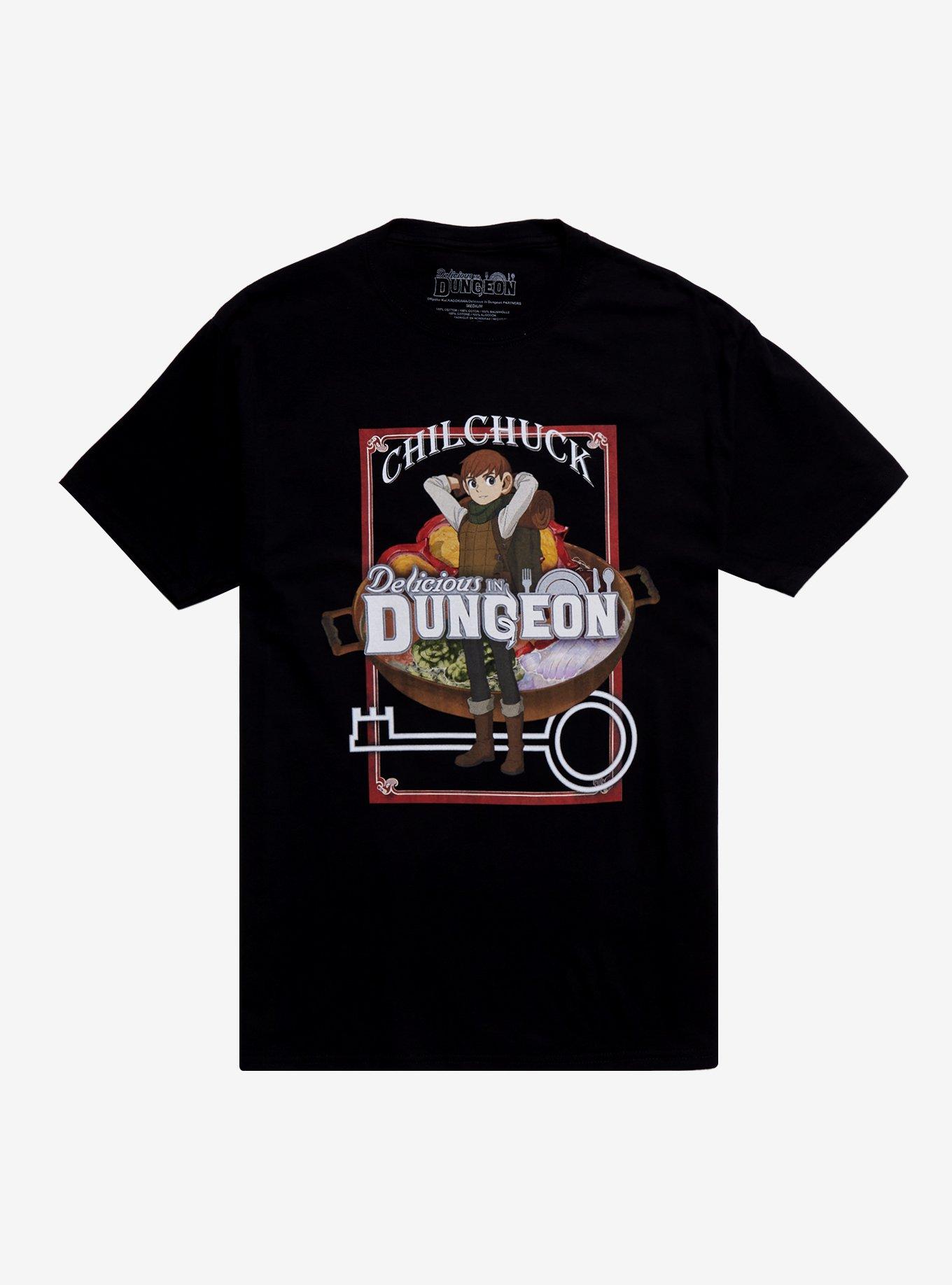 Delicious In Dungeon Chilchuck Portrait T-Shirt, BLACK, hi-res