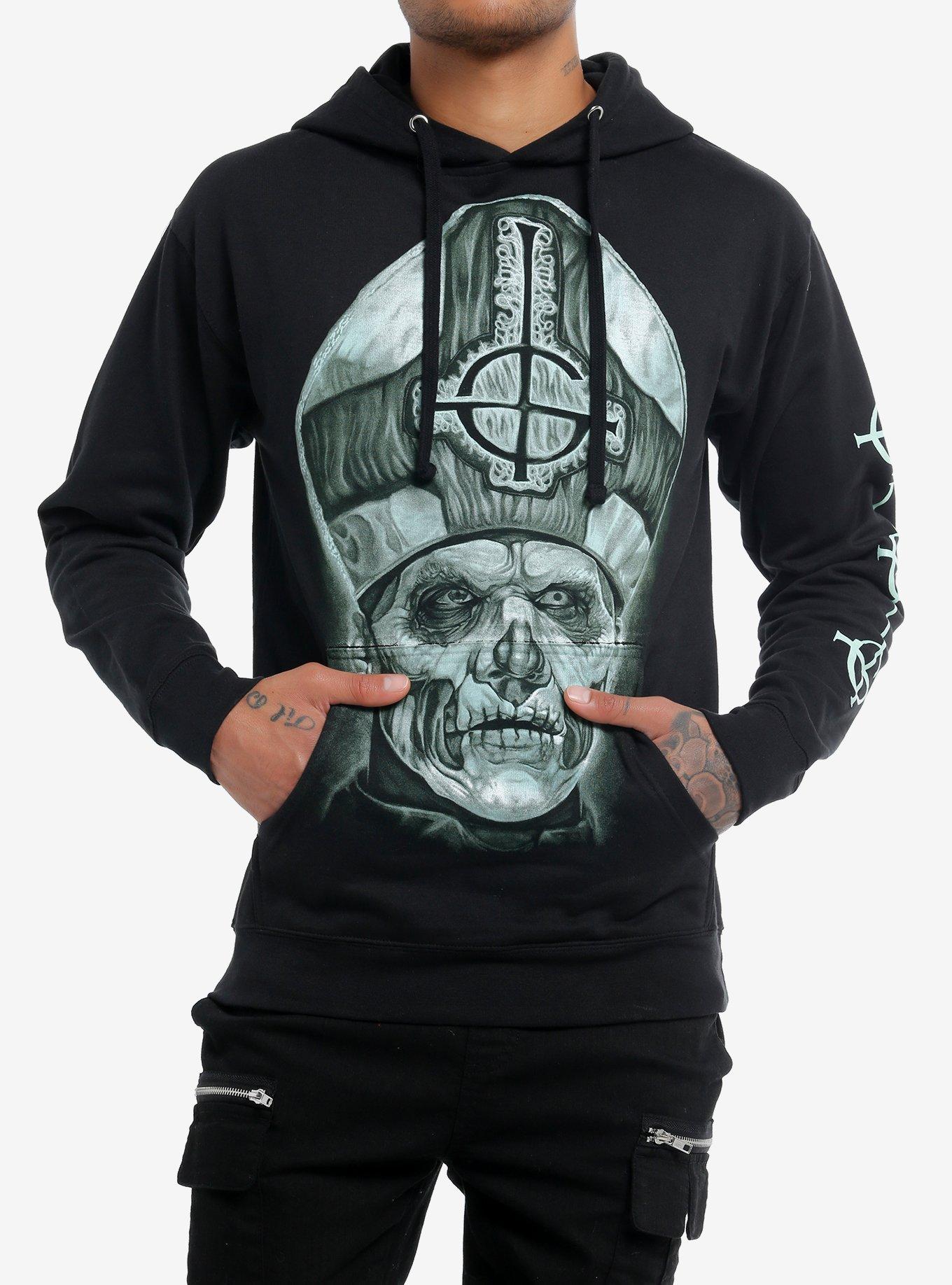 Ghost Papa Emeritus Glow In The Dark Hoodie, , hi-res