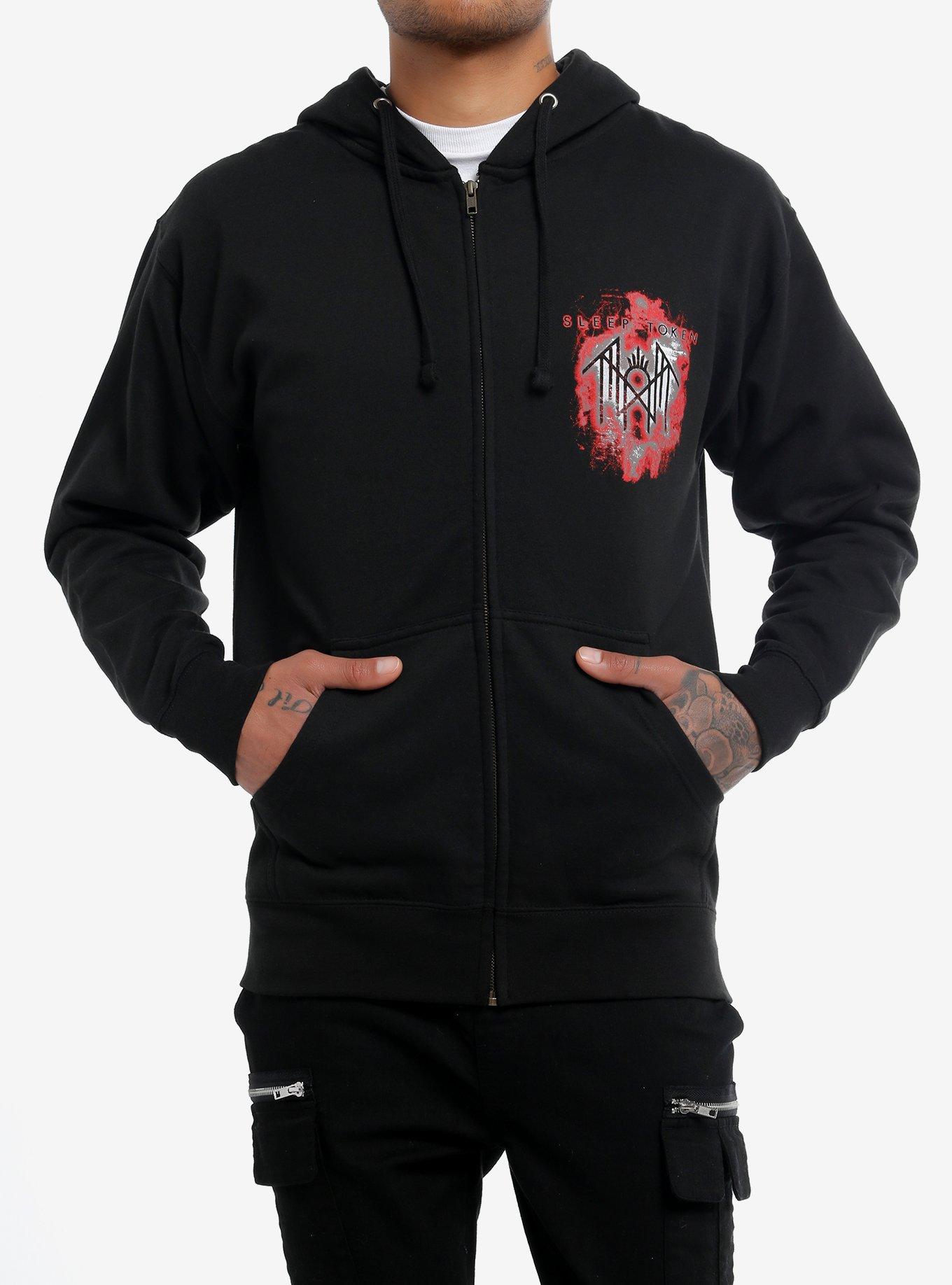 Sleep Token Hypnosis Zip-Up Hoodie, BLACK, hi-res