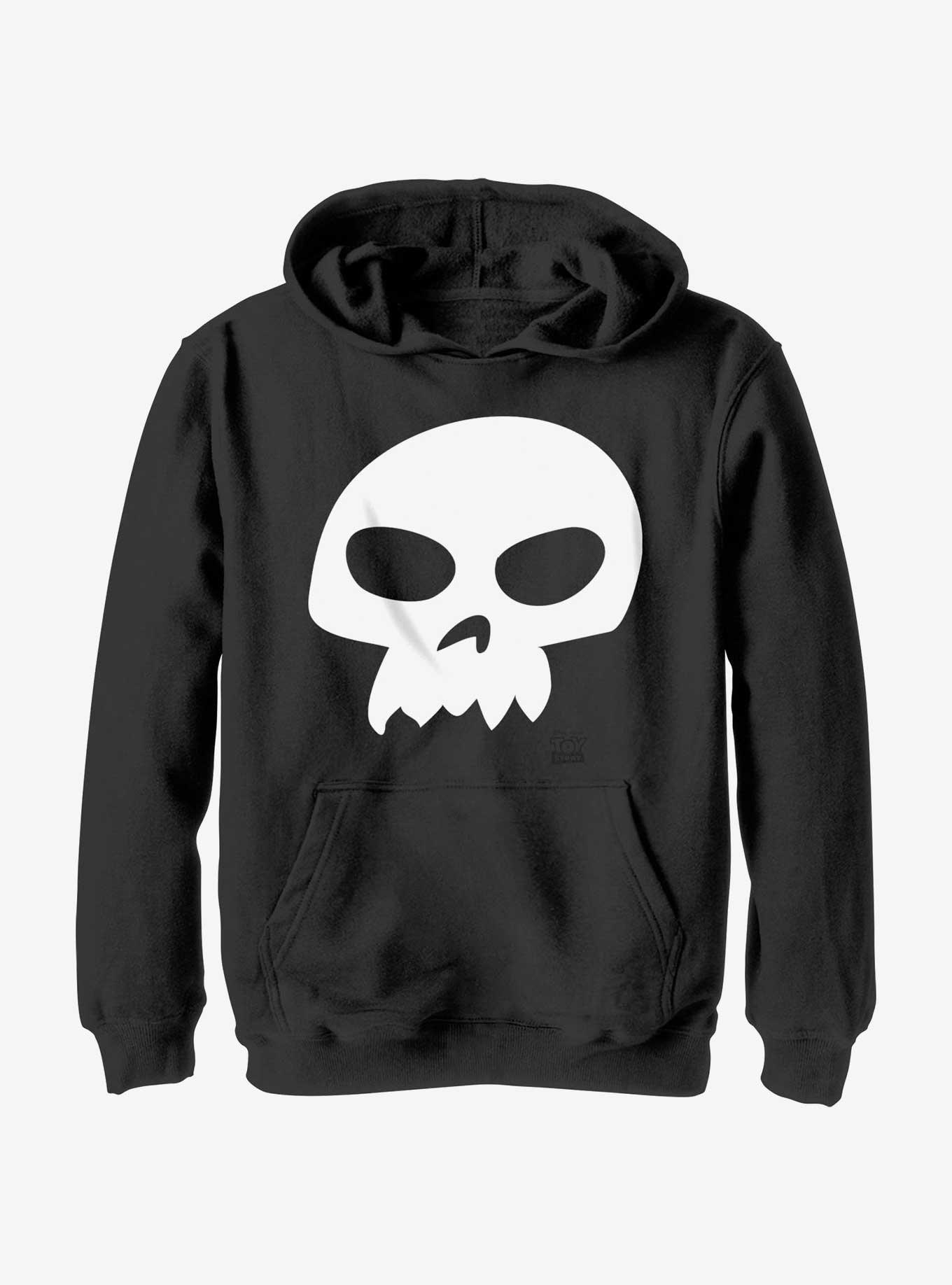 Disney Pixar Toy Story Be Sid Skull Youth Hoodie, BLACK, hi-res