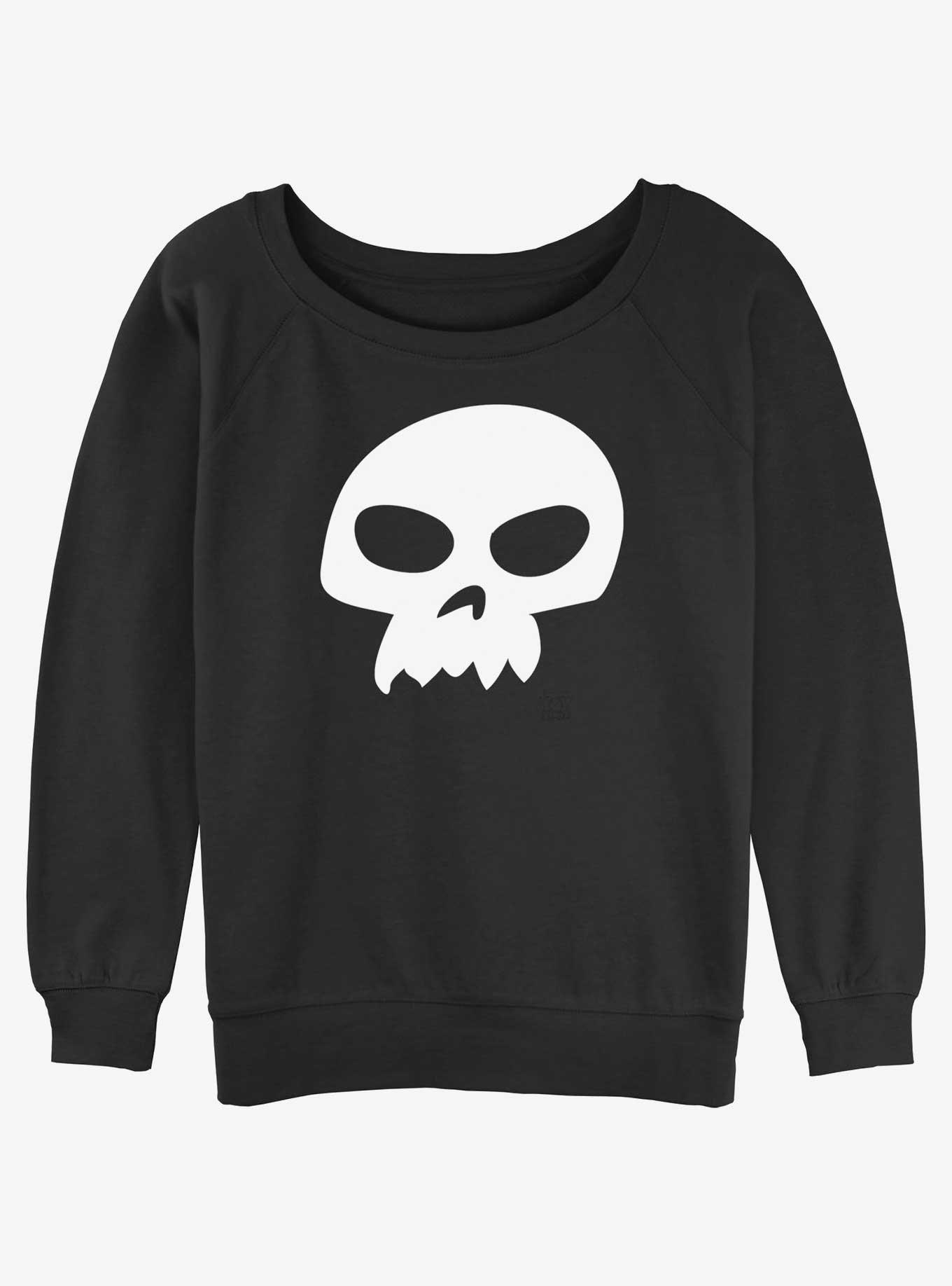 Disney Pixar Toy Story Be Sid Skull Womens Slouchy Sweatshirt, BLACK, hi-res