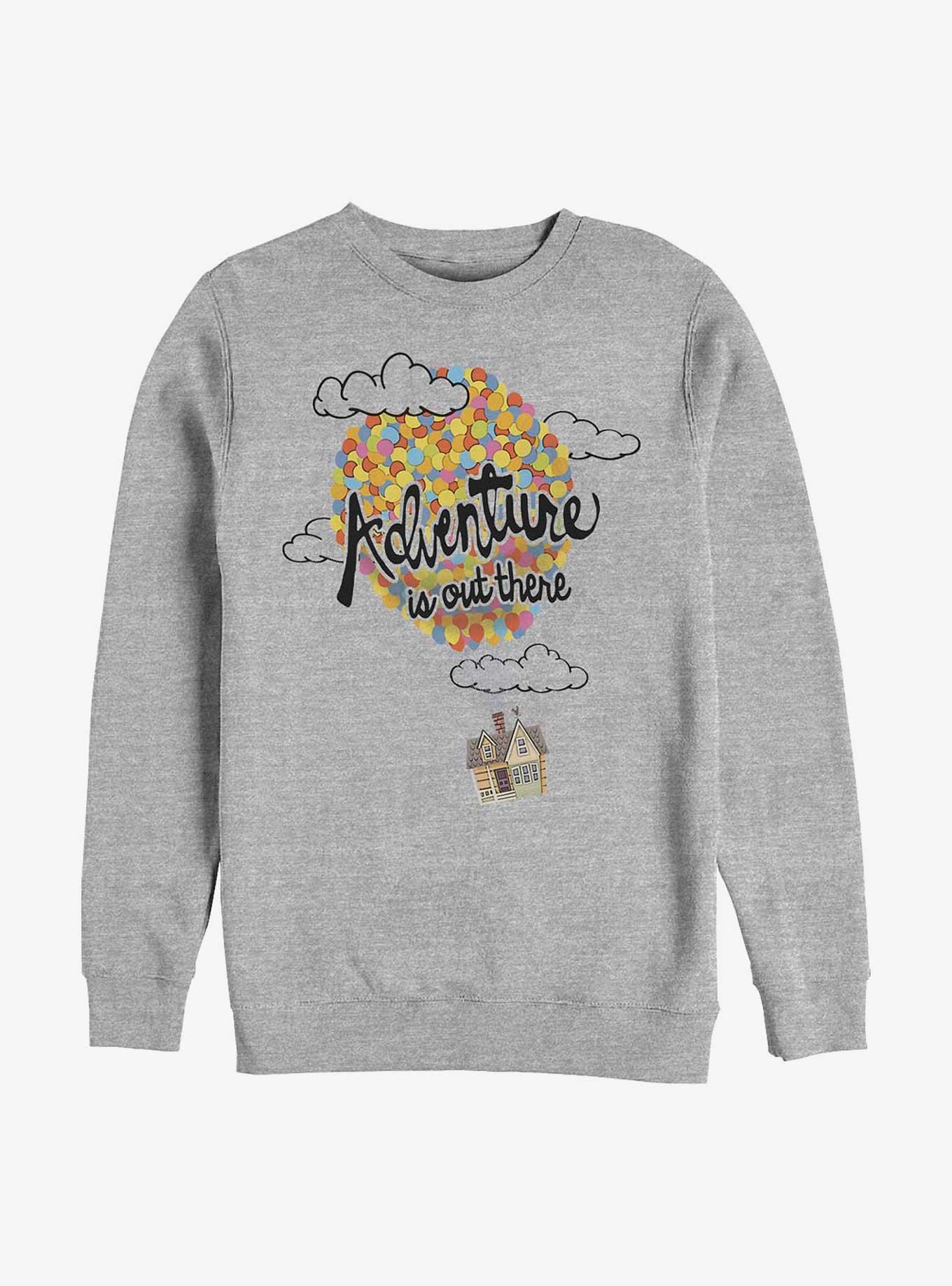 Disney Pixar Up Adventure Is Out There Sweatshirt, ATH HTR, hi-res