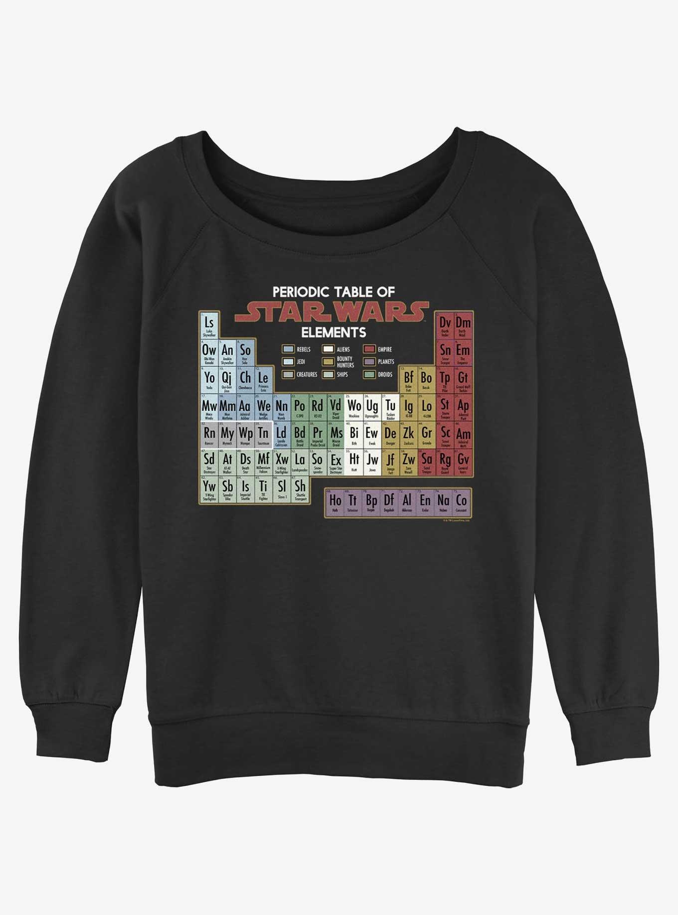 Star Wars Periodically Womens Slouchy Sweatshirt, , hi-res