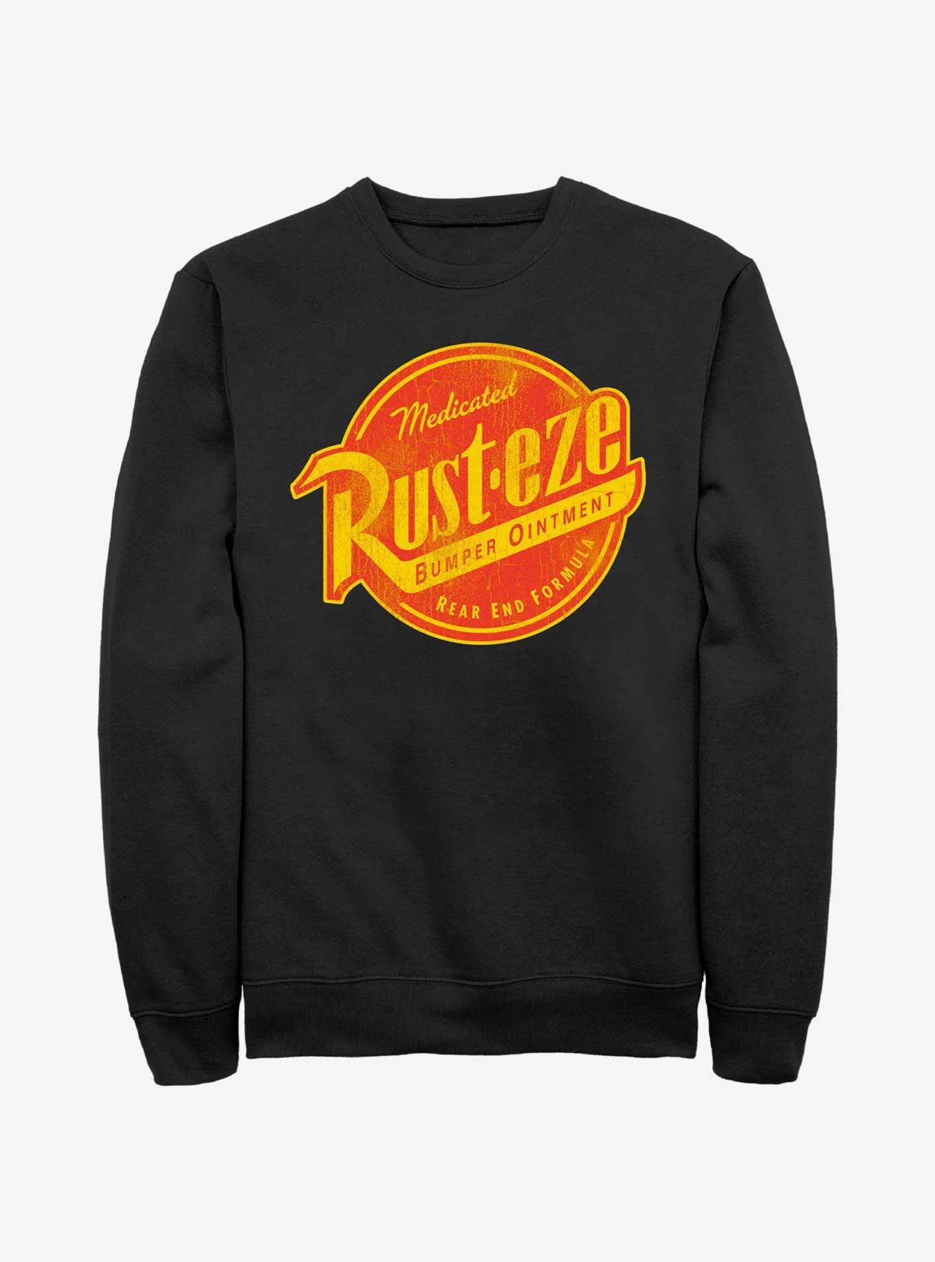 Disney Pixar Cars Rusteze Logo Sweatshirt, BLACK, hi-res