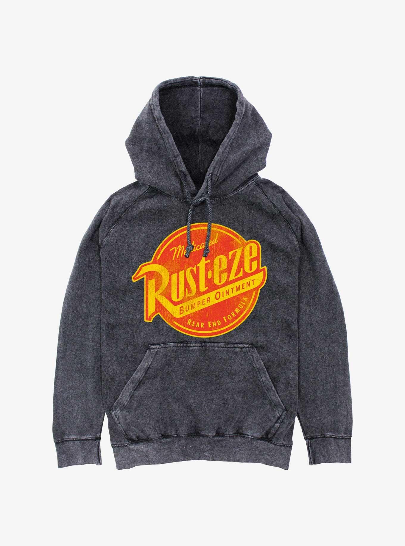 Disney Pixar Cars Rusteze Logo Mineral Wash Hoodie, , hi-res