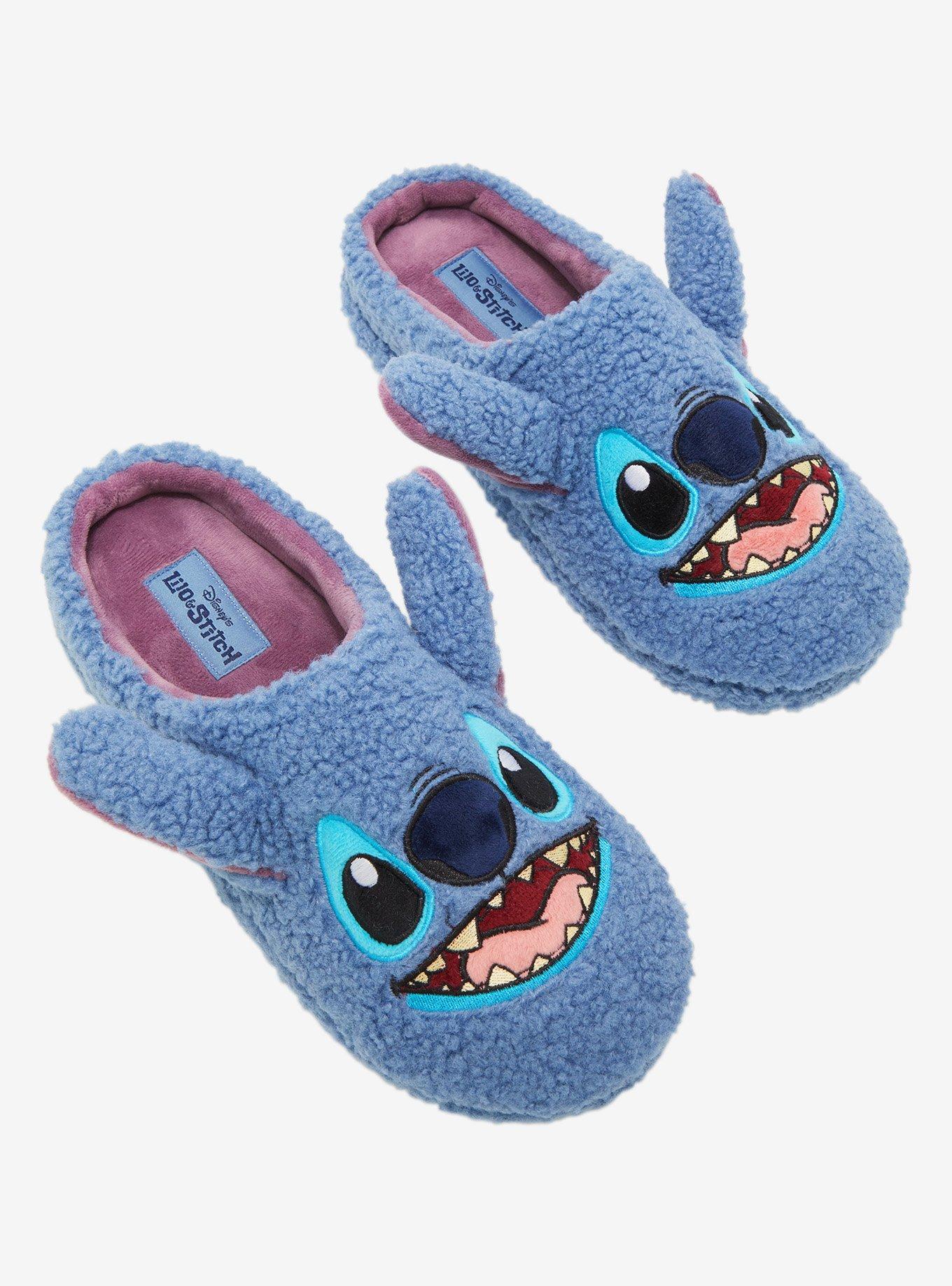 Disney Lilo & Stitch Figural Stitch Slippers — BoxLunch Exclusive, , hi-res