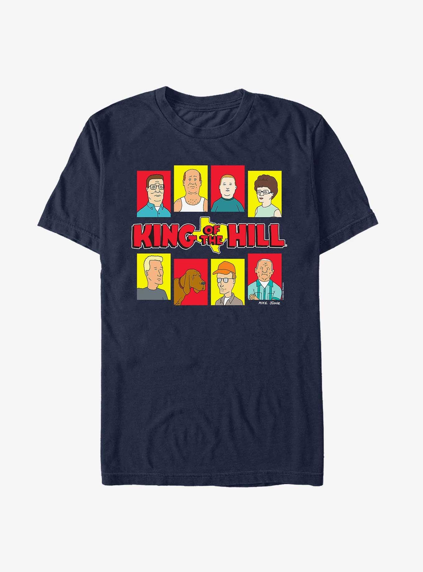King of the Hill Portraits T-Shirt, NAVY, hi-res