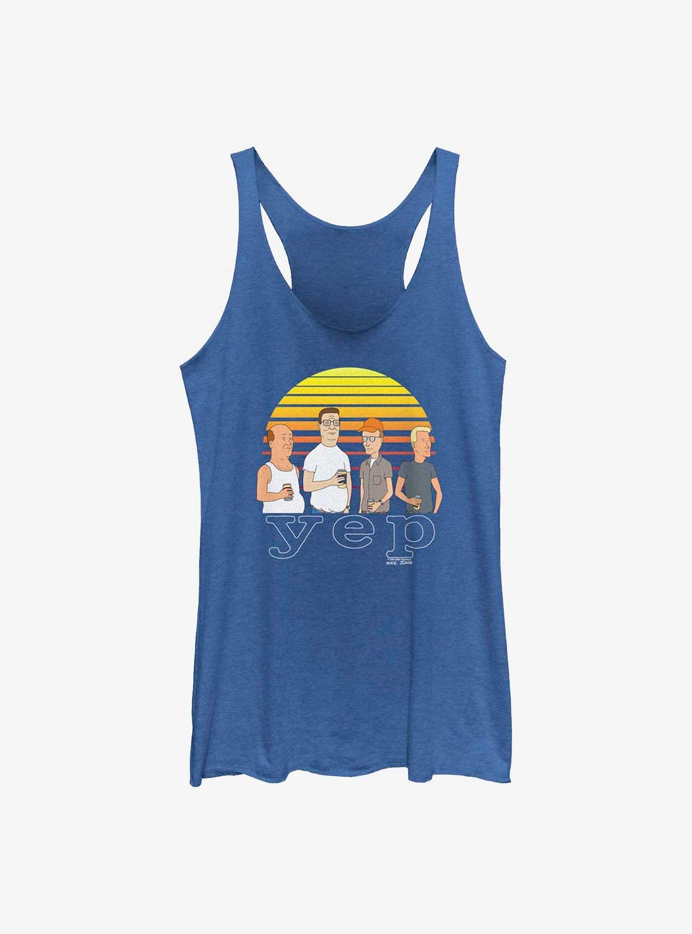 King of the Hill Yep Sunset Girls Tank, ROY HTR, hi-res