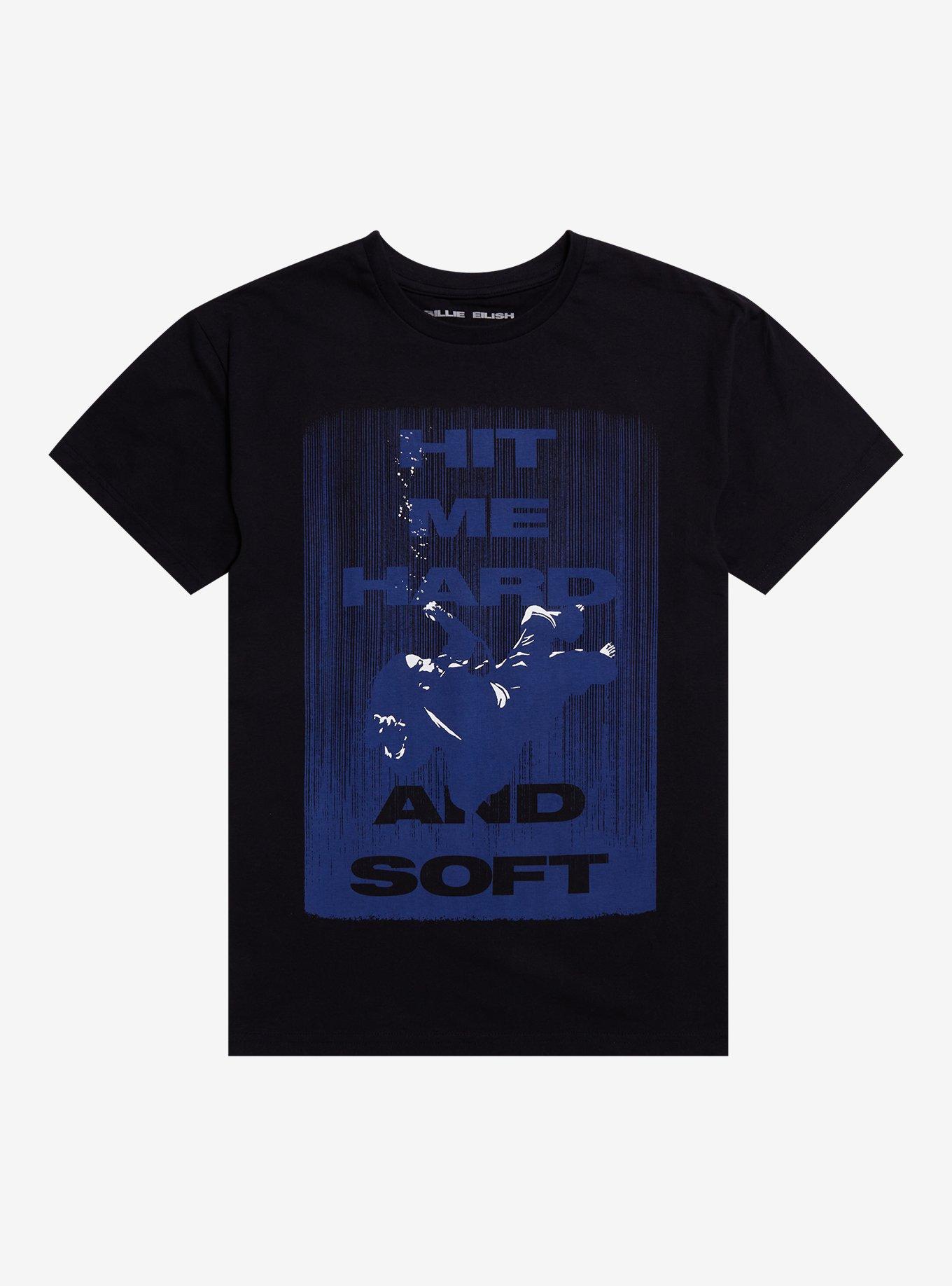 Billie Eilish Hit Me Hard And Soft Black & Blue T-Shirt, , hi-res