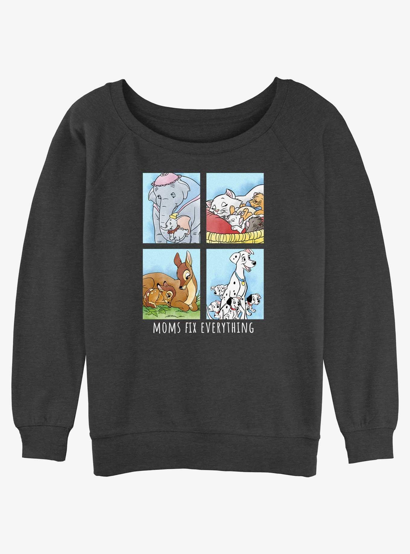 Disney Channel Moms Fix Everything Girls Slouchy Sweatshirt, , hi-res