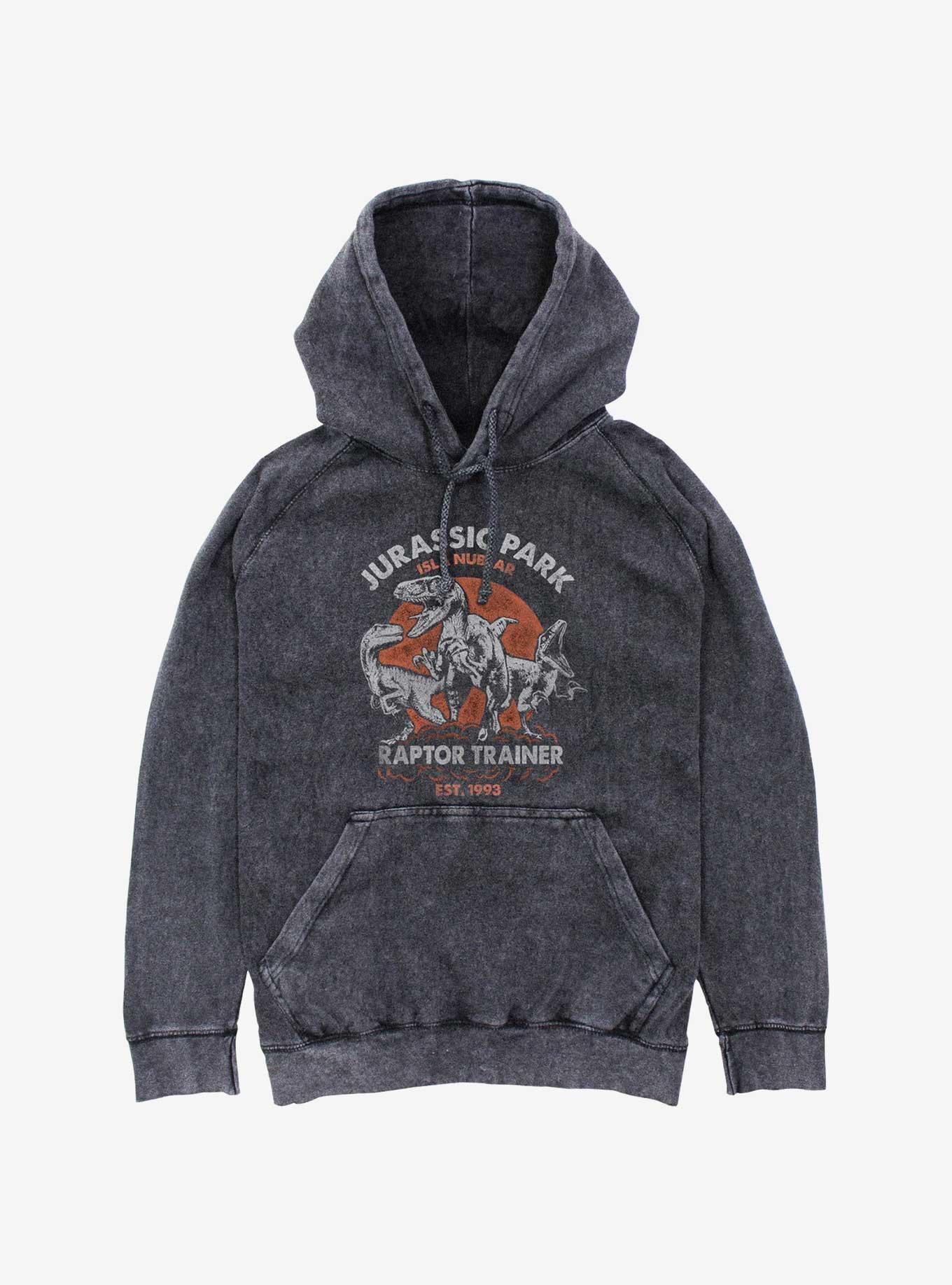 Jurassic Park Raptor Trainer Mineral Wash Hoodie