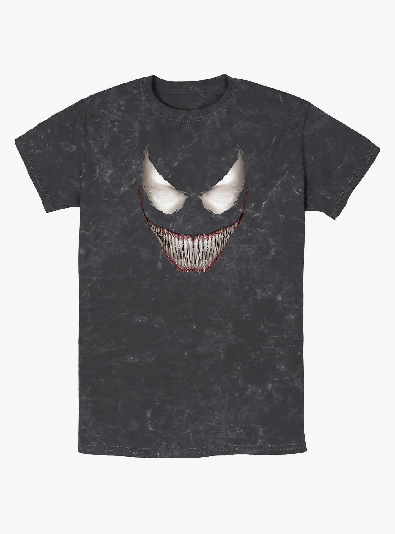 Marvel Venom Sinister Face Mineral Wash T-Shirt, , hi-res