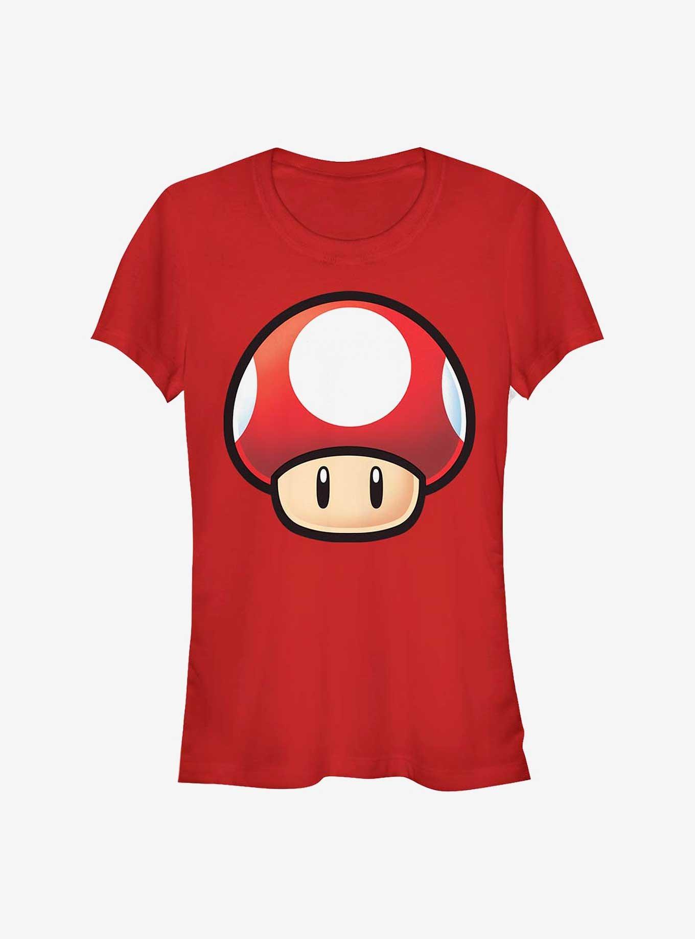 Nintendo Mario Red Mushroom Girls T-Shirt, , hi-res