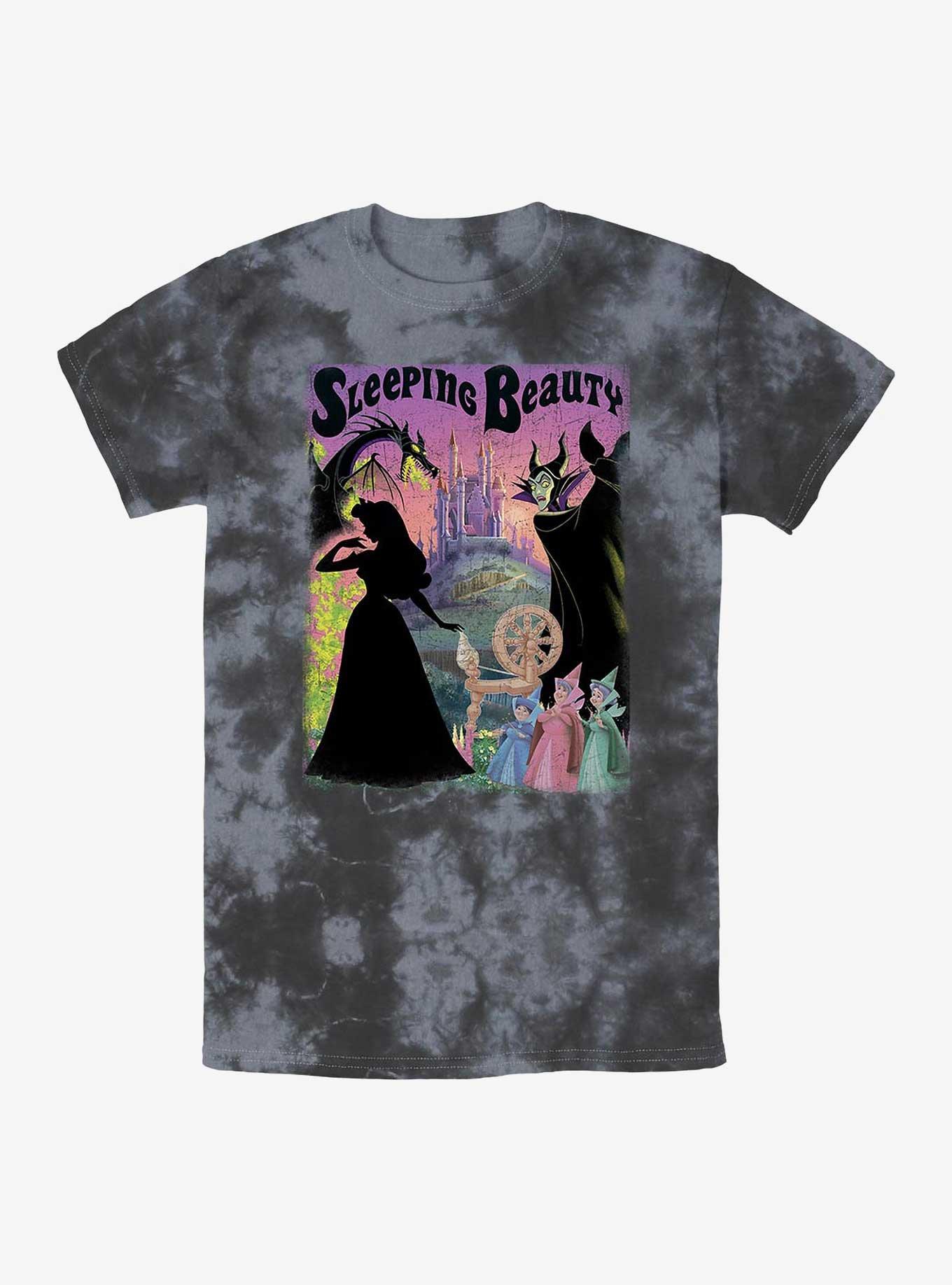 Disney Princesses Sleeping Beauty Poster Tie-Dye T-Shirt, , hi-res