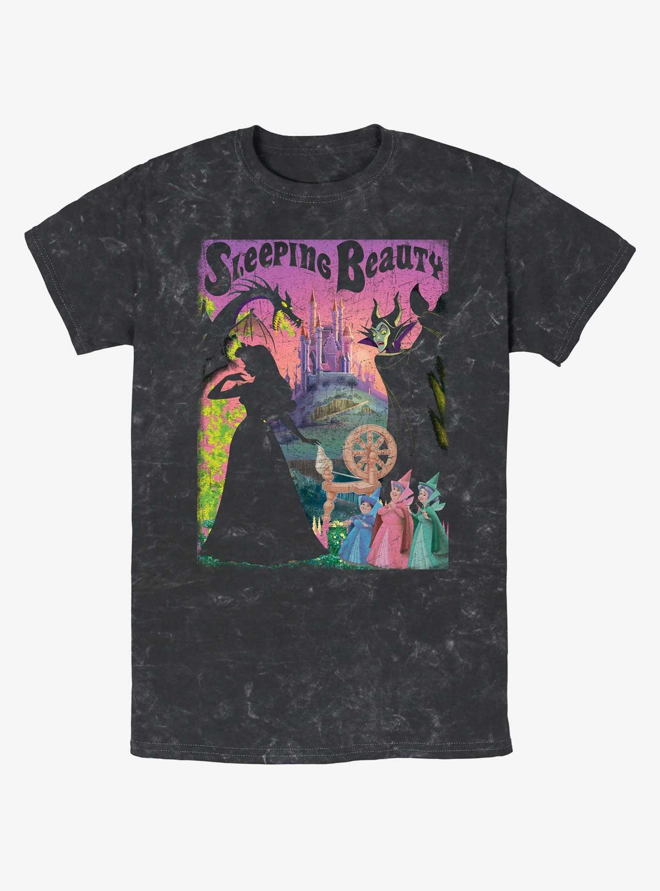 Disney Princesses Sleeping Beauty Poster Mineral Wash T-Shirt, , hi-res