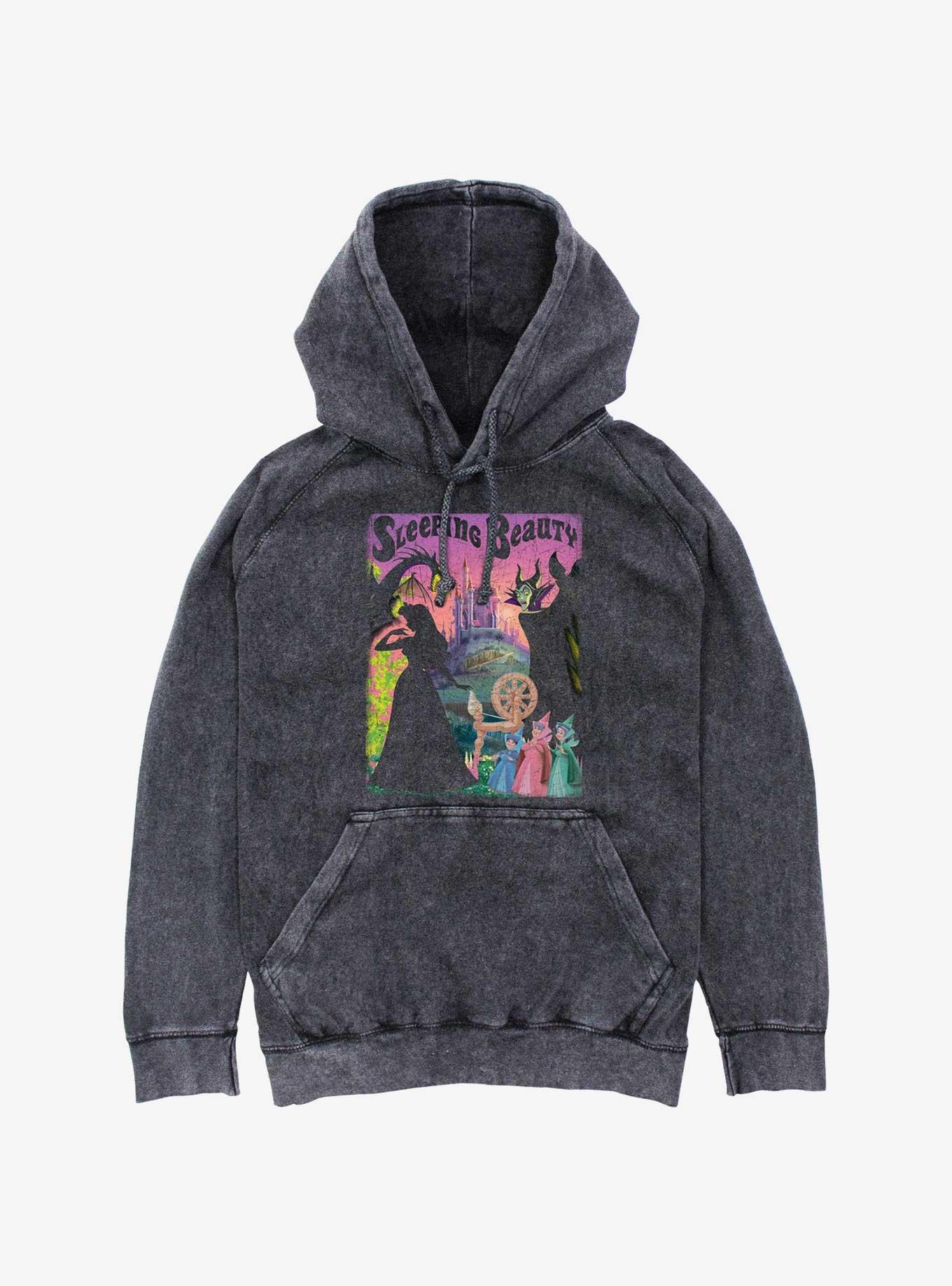 Disney Princesses Sleeping Beauty Poster Mineral Wash Hoodie