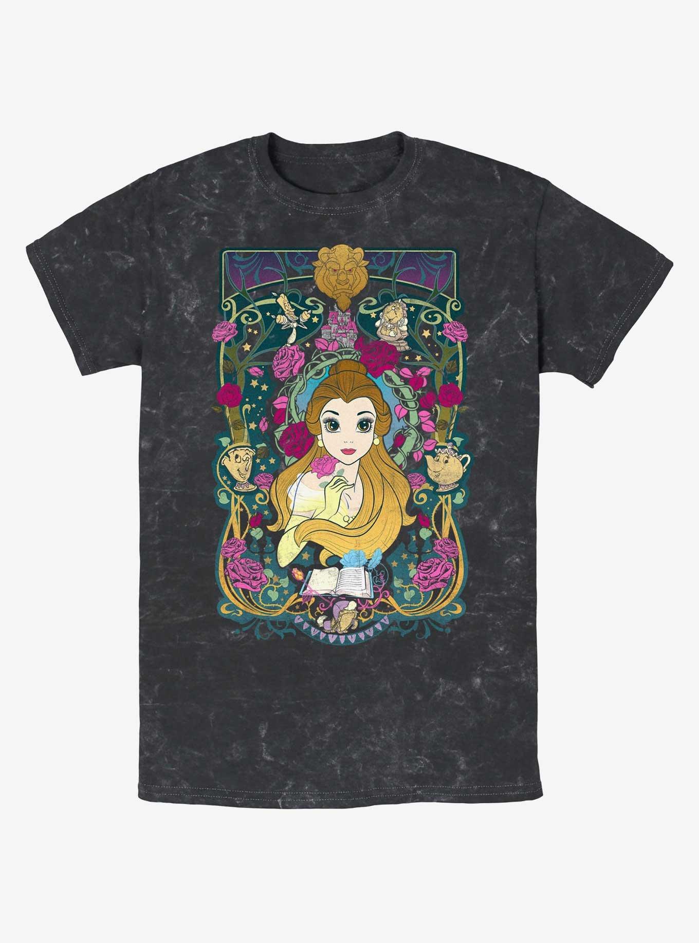 Disney Beauty And The Beast Belle Nouveau Mineral Wash T-Shirt, , hi-res