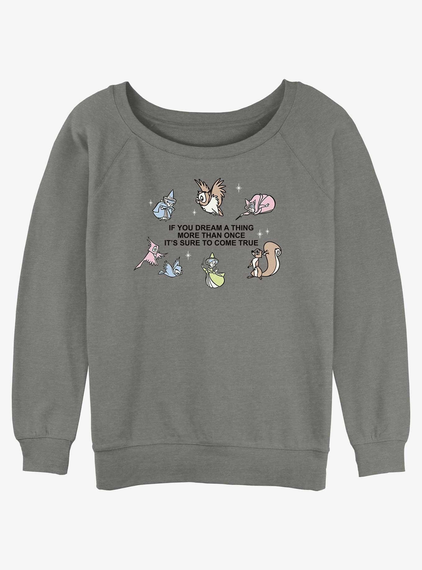 Disney Sleeping Beauty Dream It Girls Slouchy Sweatshirt, , hi-res