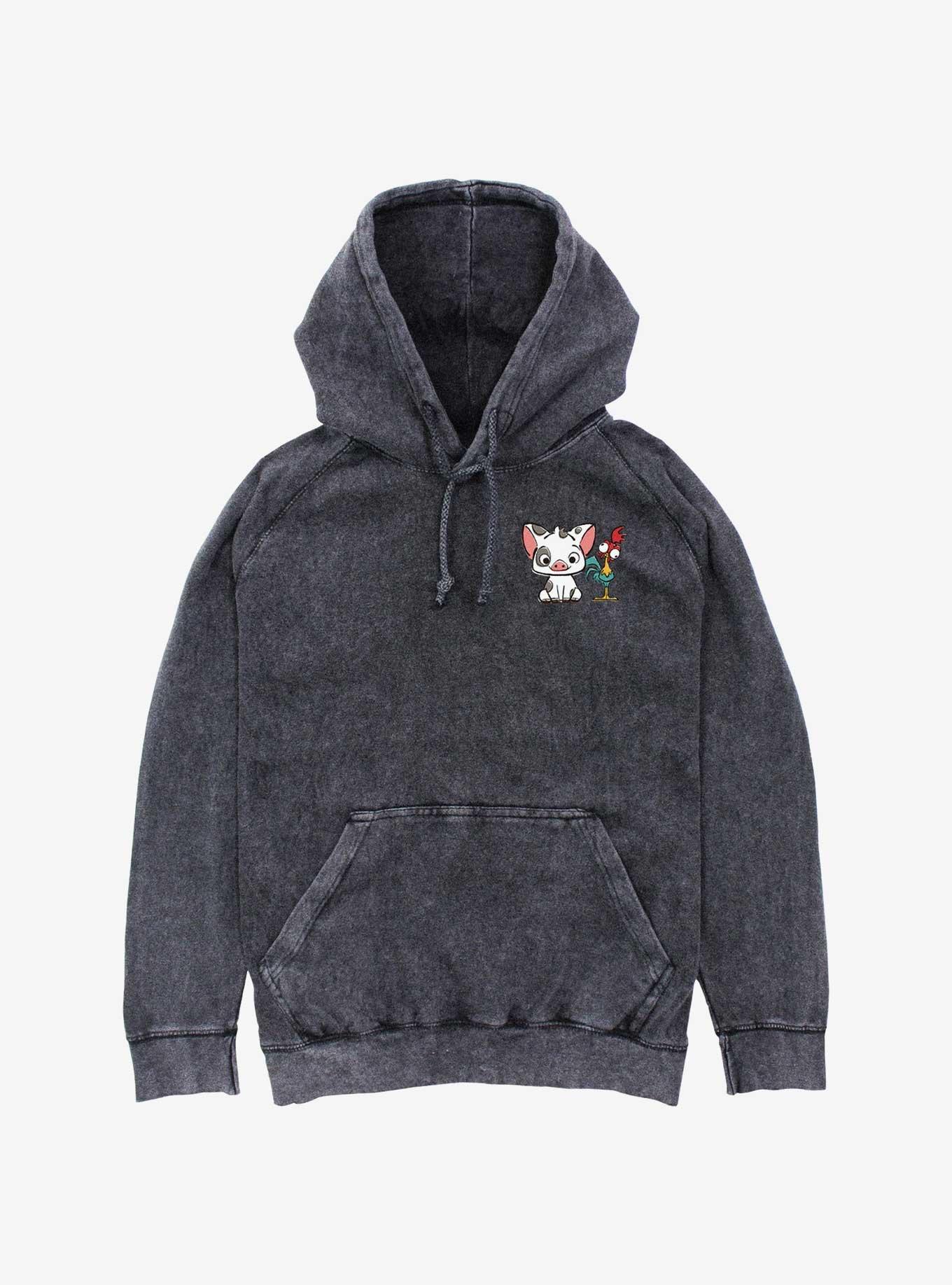 Disney Moana Pals Pocket Mineral Wash Hoodie, , hi-res