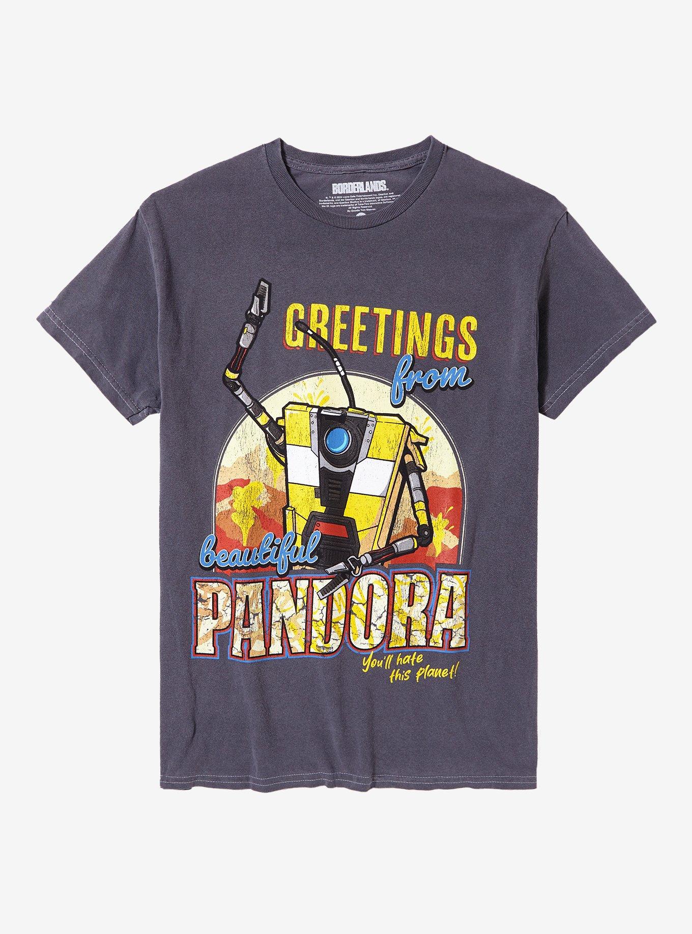 Borderlands Claptrap Greetings From Pandora T-Shirt, , hi-res