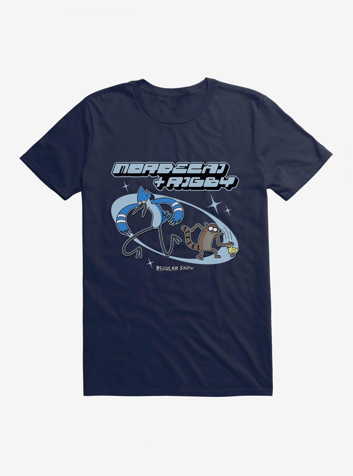 Regular Show Mordecai And Rigby T-Shirt, MIDNIGHT NAVY, hi-res