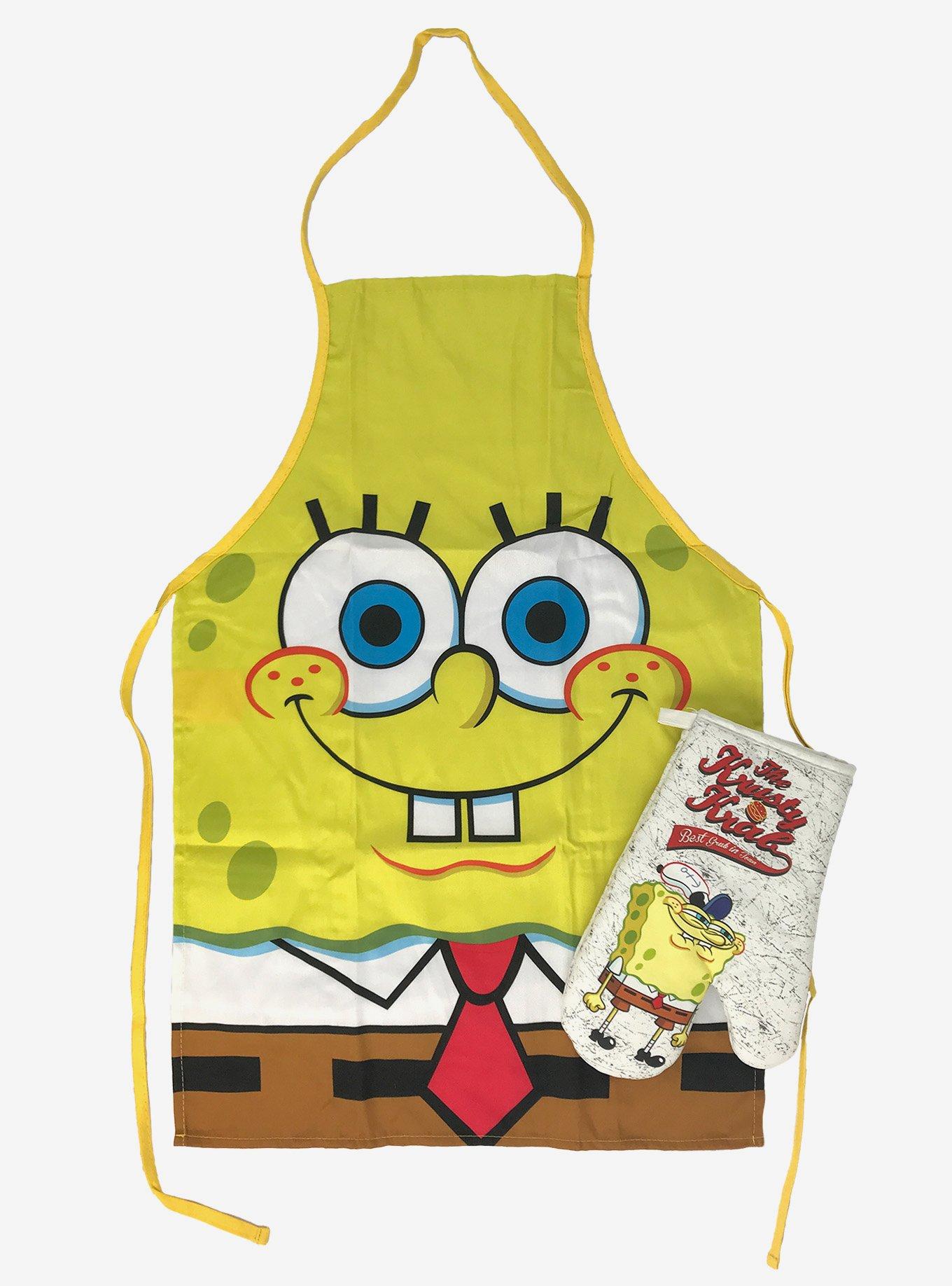 SpongeBob SquarePants Apron & Oven Mitt Set, , hi-res