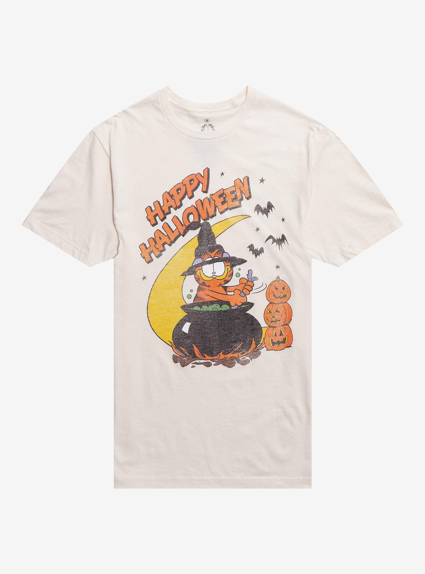Garfield Happy Halloween Vintage T-Shirt, SAND, hi-res