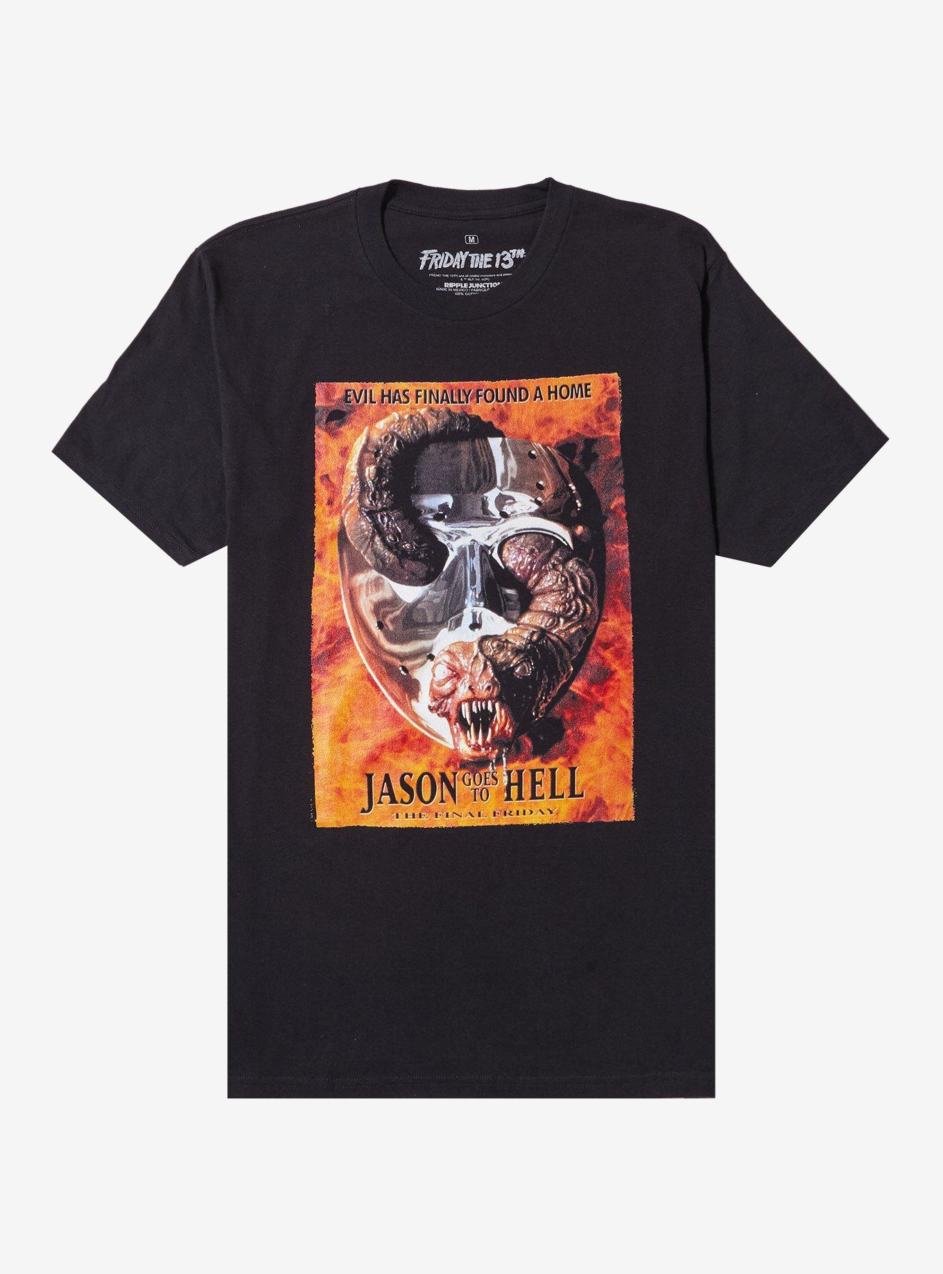 Friday The 13th Jason Goes To Hell T-Shirt, BLACK, hi-res