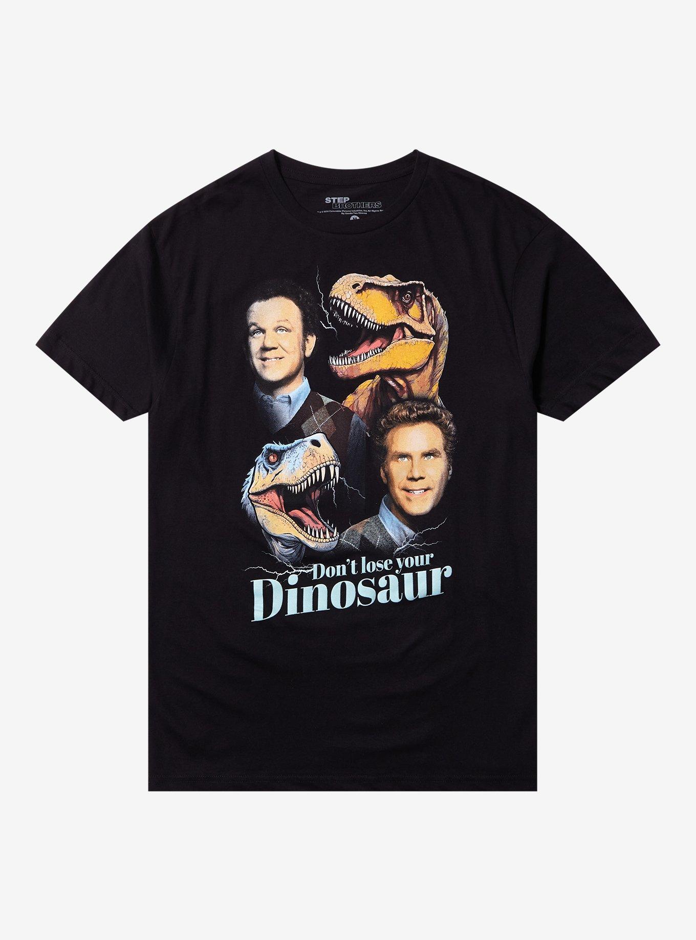 Step Brothers Dinosaur T-Shirt, BLACK, hi-res