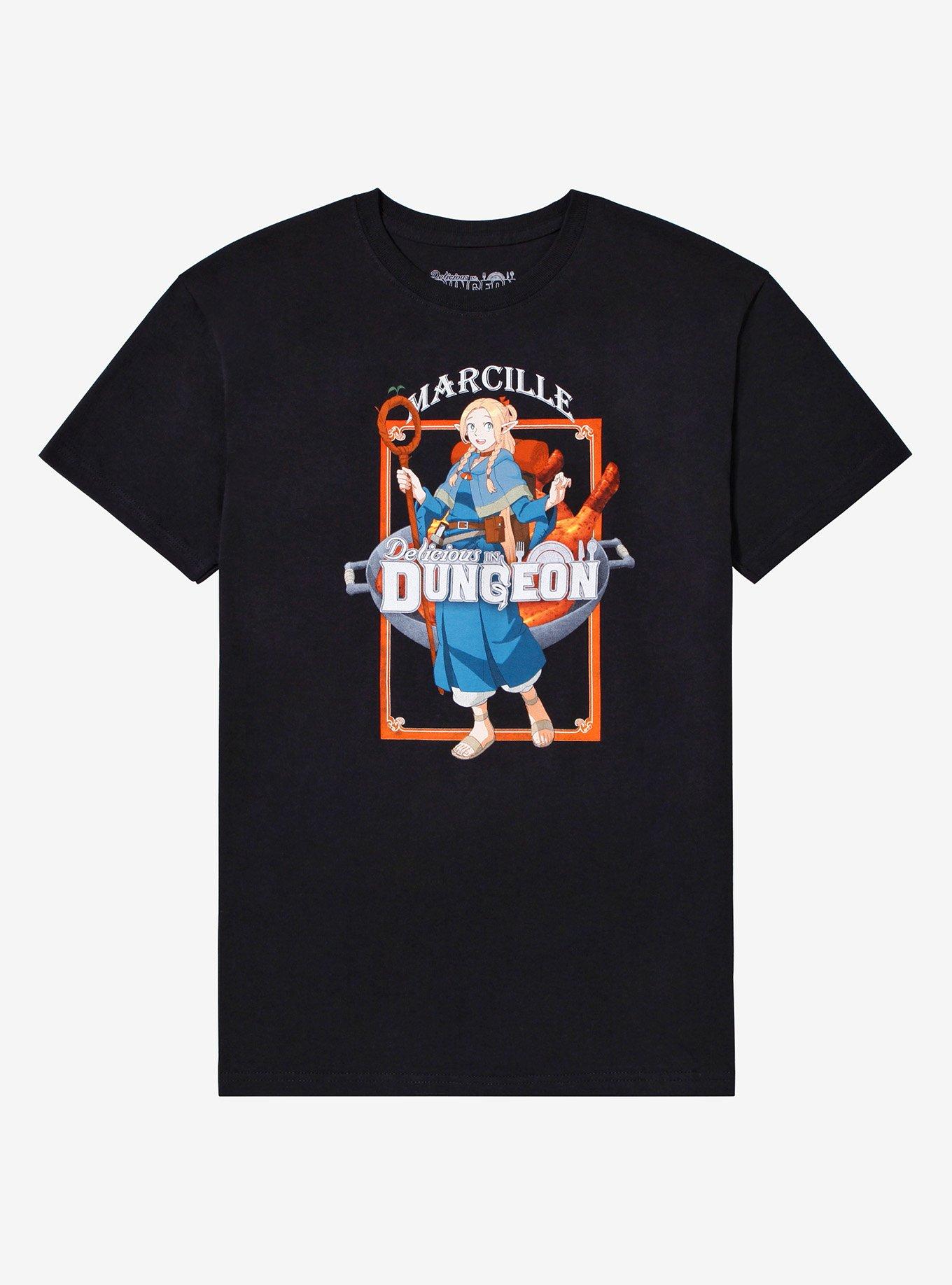 Delicious In Dungeon Marcille Portrait T-Shirt, BLACK, hi-res