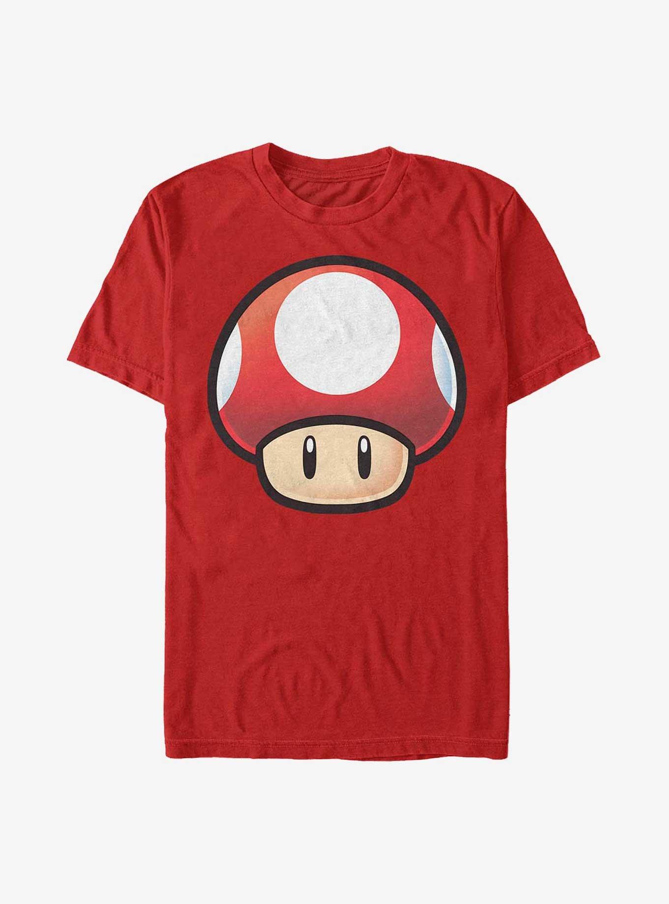 Nintendo Mario Red Mushroom T-Shirt, RED, hi-res