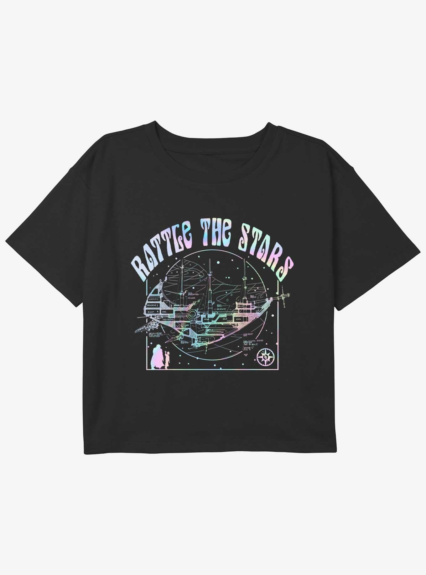 Disney Treasure Planet Rattle The Stars Youth Girls Boxy Crop T-Shirt, , hi-res