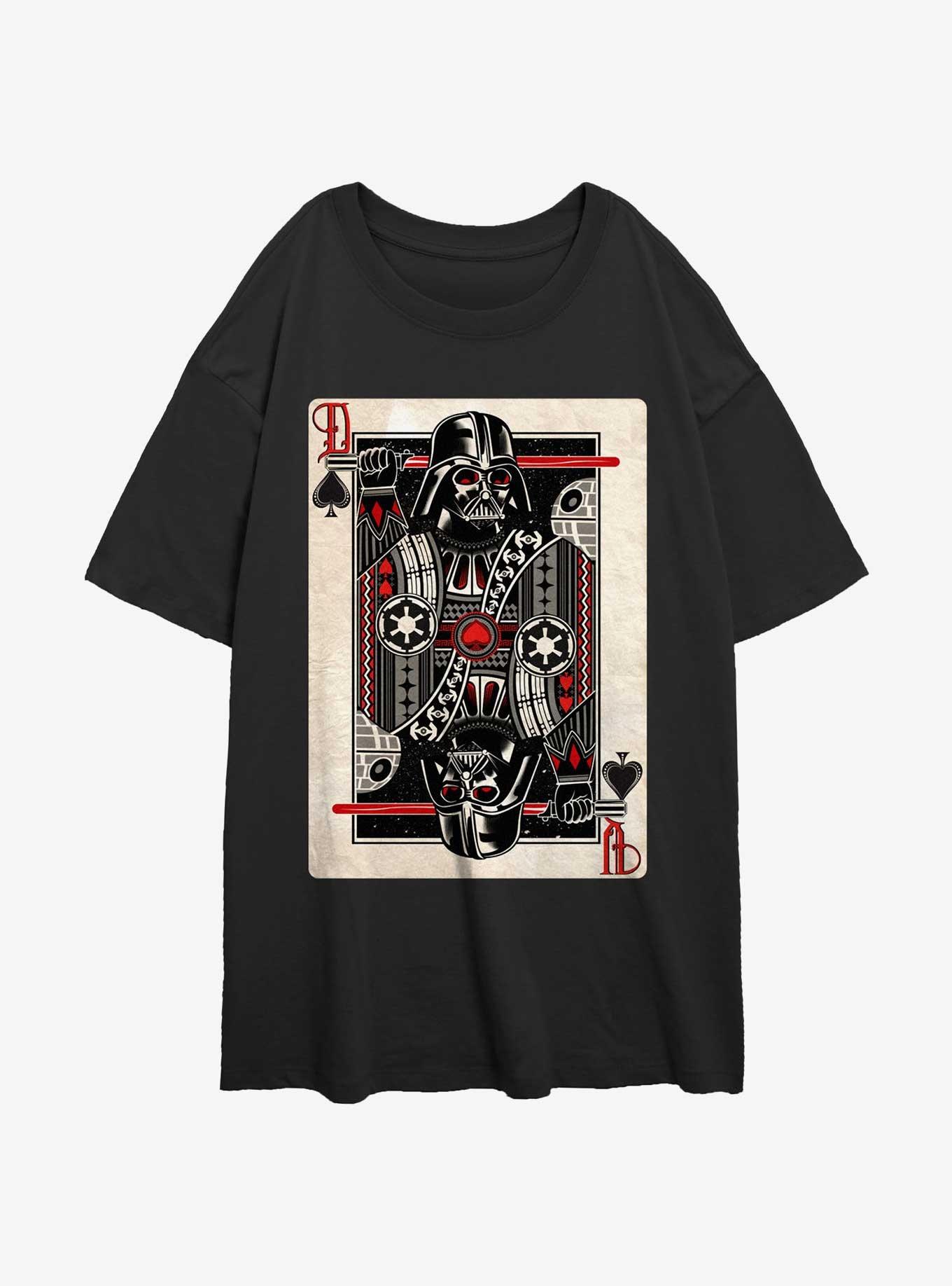 Star Wars Darth-Spader Womens Oversized T-Shirt, BLACK, hi-res
