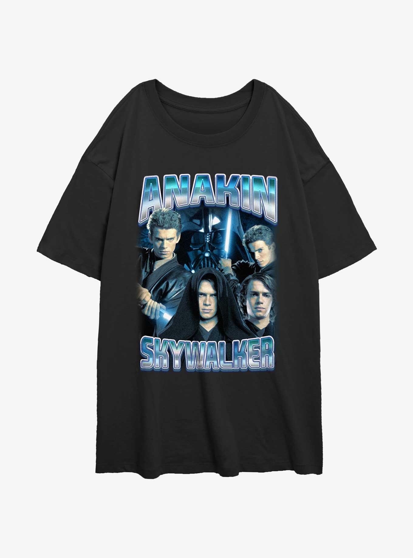 Star Wars The Many Sides Of Anakin Skywalker Womens Oversized T-Shirt, , hi-res