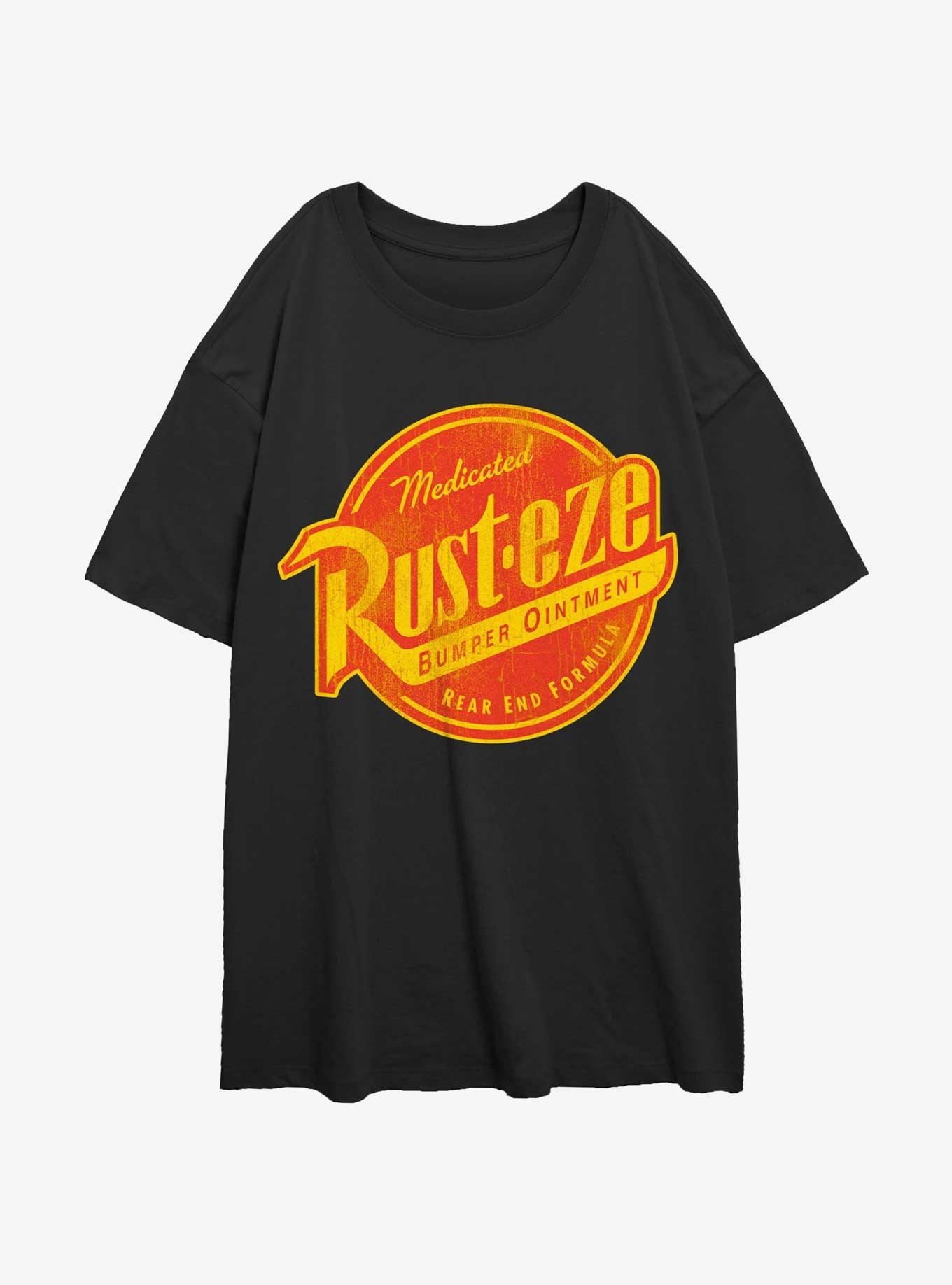 Disney Pixar Cars Rusteze Logo Womens Oversized T-Shirt, , hi-res