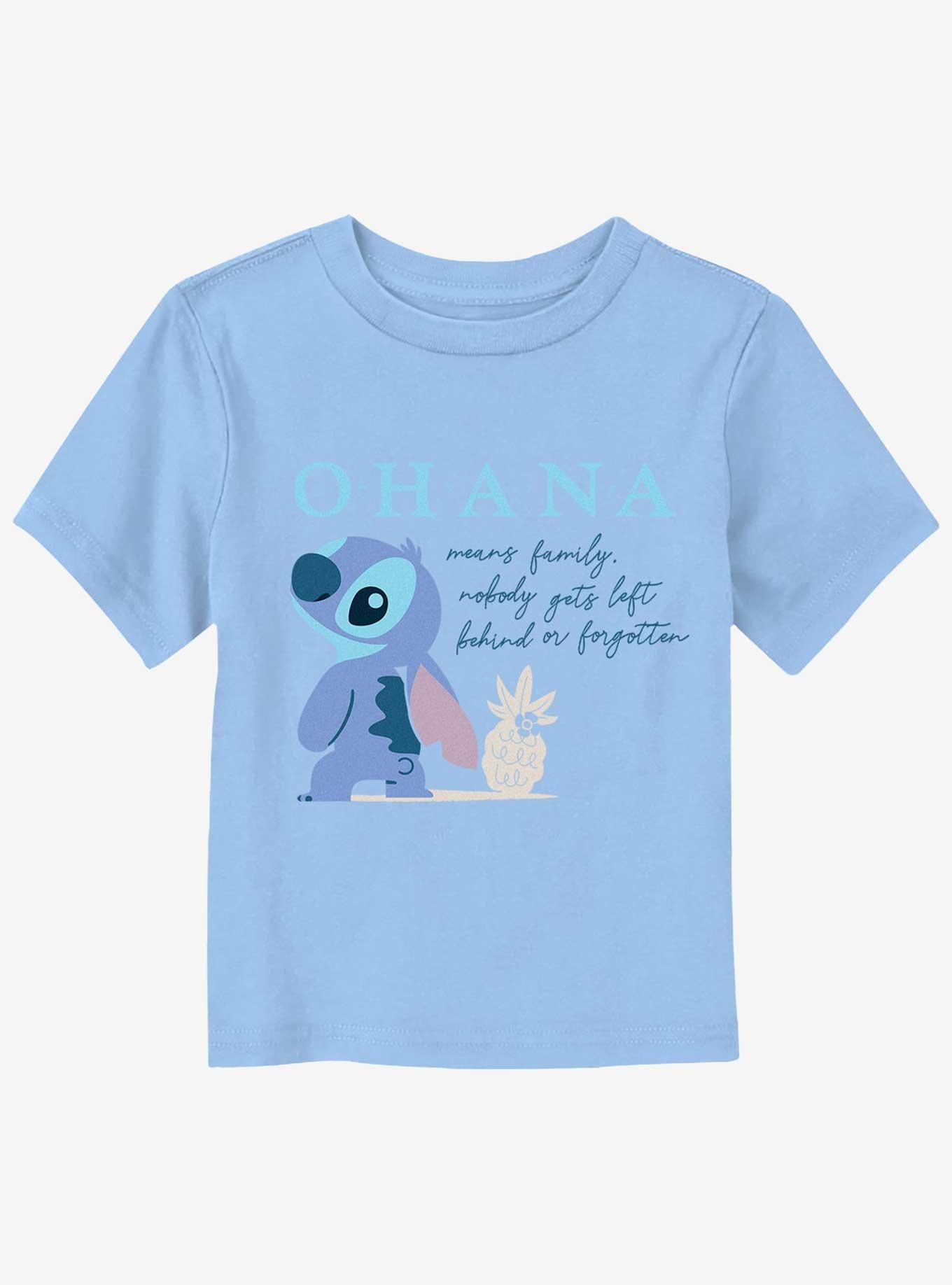 Disney Lilo & Stitch Ohana Means Family Toddler T-Shirt, LT BLUE, hi-res