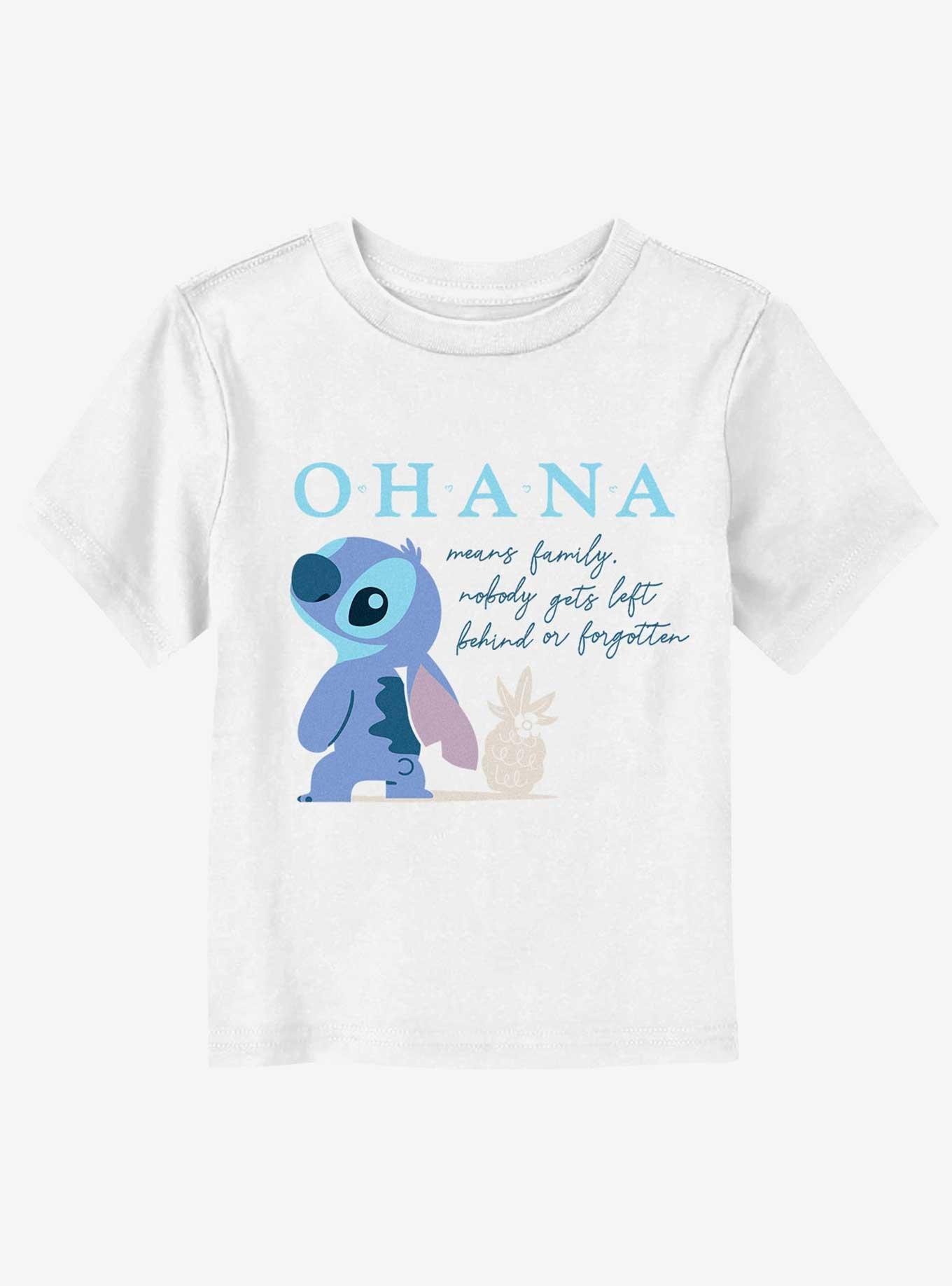 Disney Lilo & Stitch Ohana Means Family Toddler T-Shirt, WHITE, hi-res