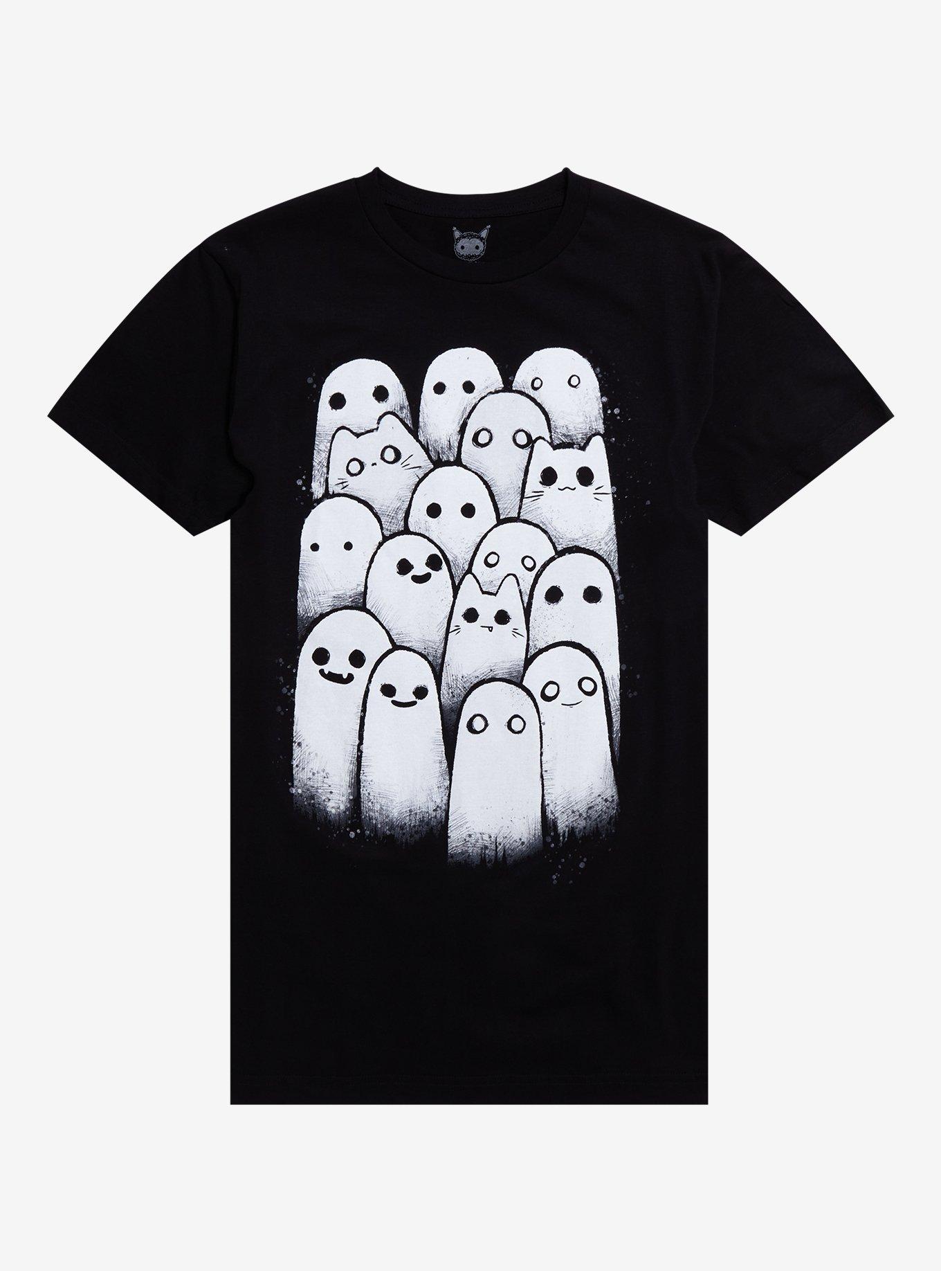 Ghost Cat Group T-Shirt By Guild Of Calamity, , hi-res