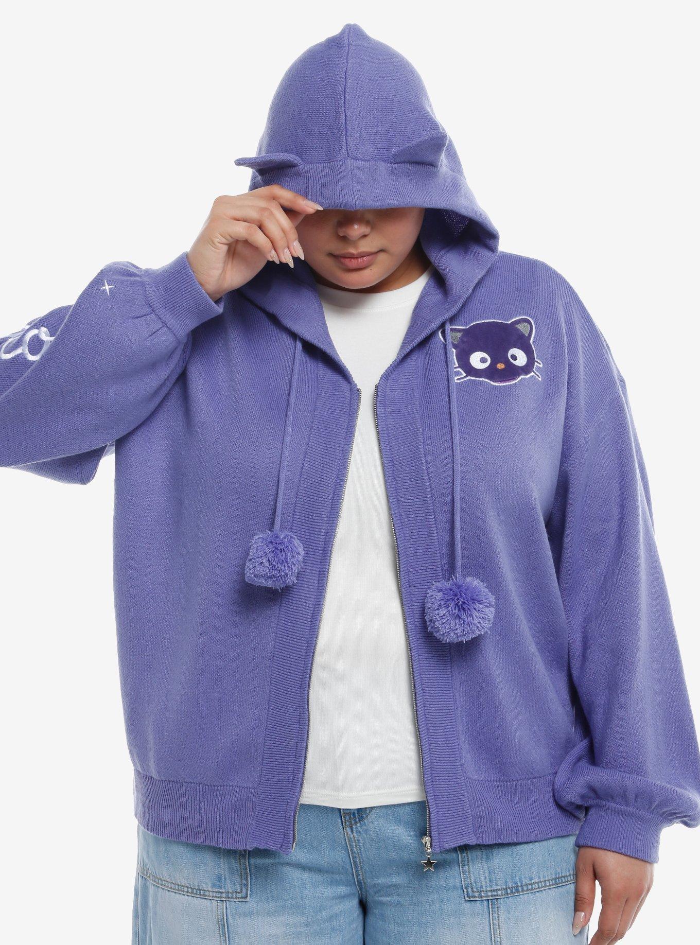 Chococat Stars Skimmer Girls Hoodie Plus Size, , hi-res