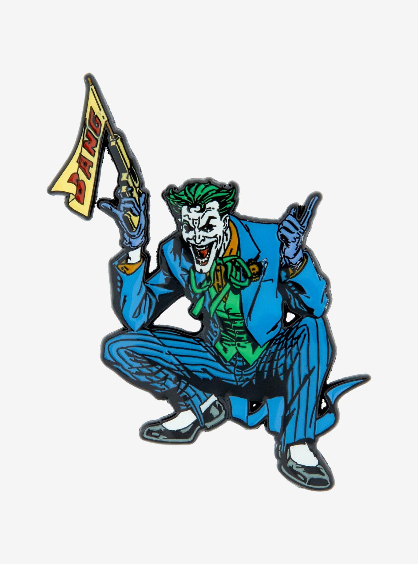 DC Comics Batman The Joker Enamel Pin — BoxLunch Exclusive, , hi-res