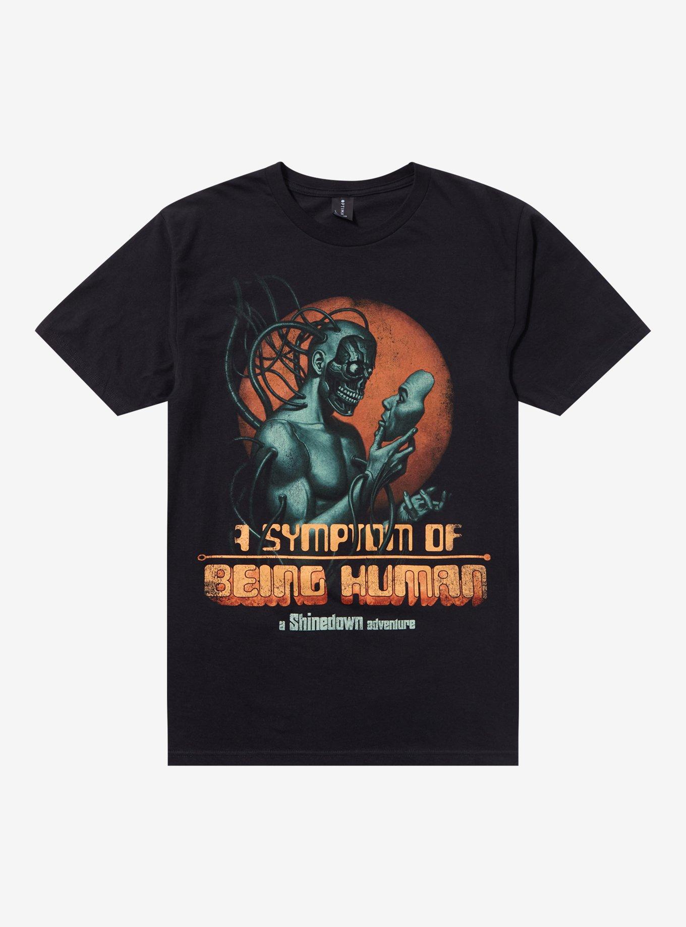 Shinedown Planet Zero World Tour T-Shirt, BLACK, hi-res